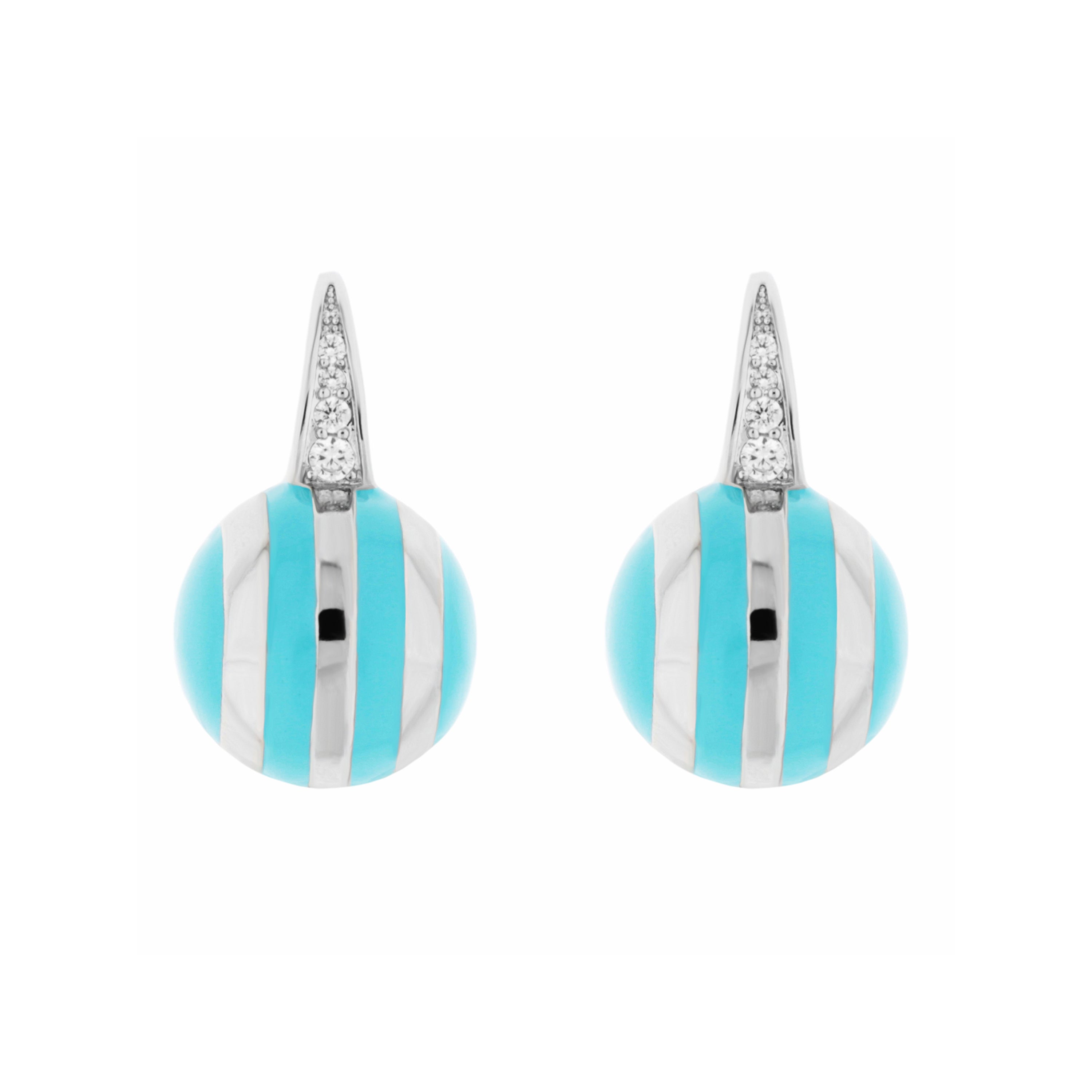 Bamboo Striped Earrings