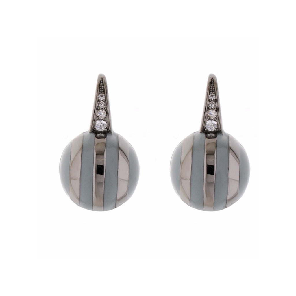 Bamboo Striped Earrings