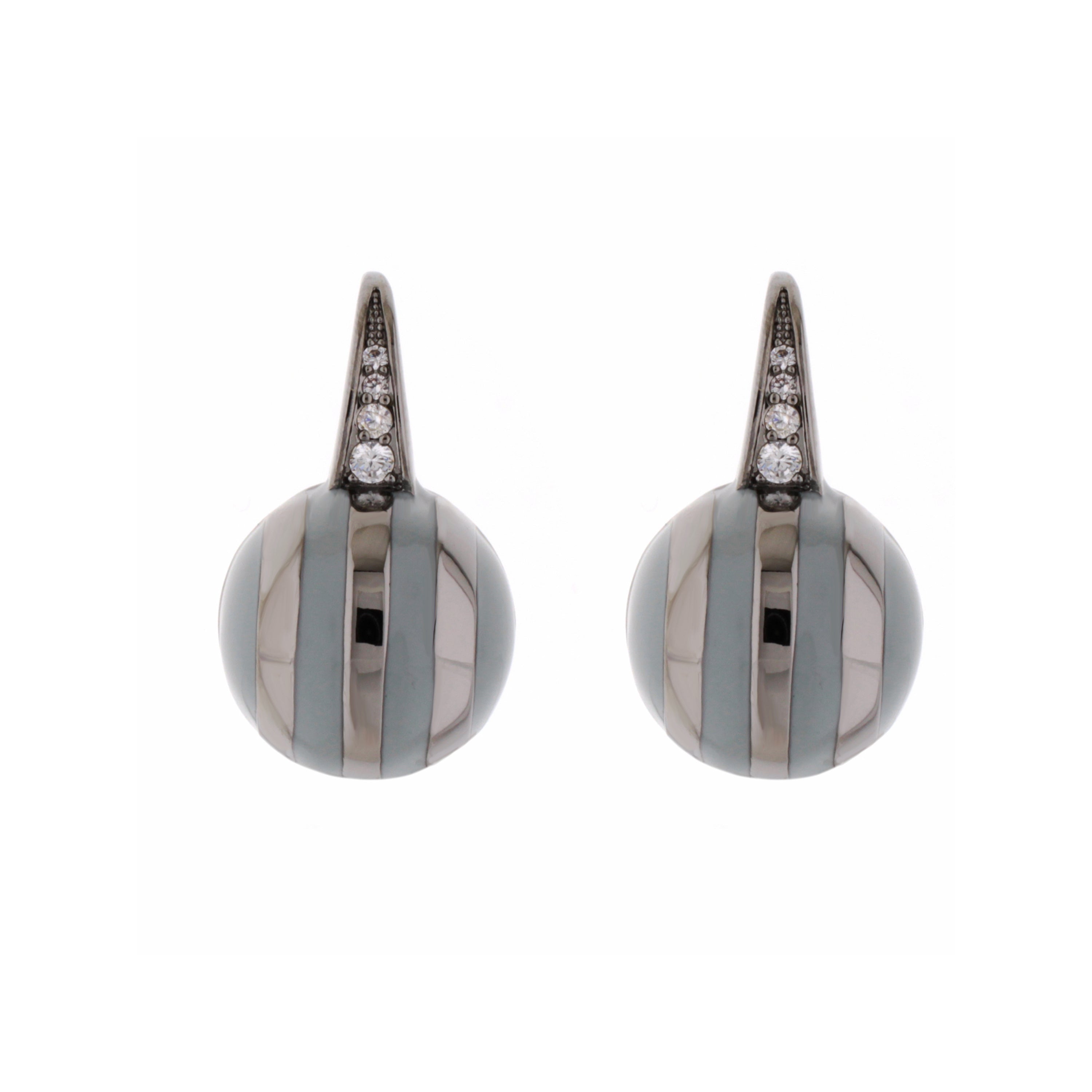 Bamboo Striped Earrings