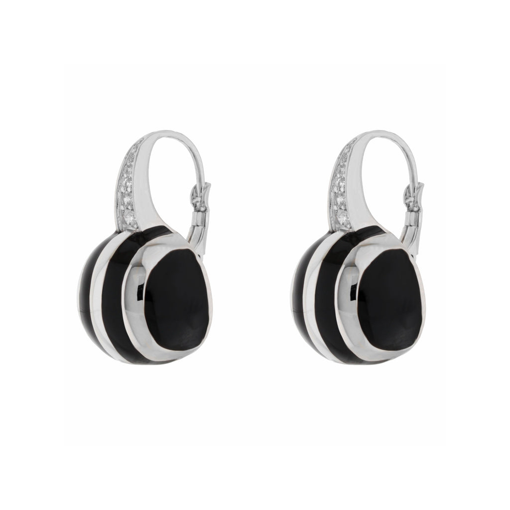 Bamboo Striped Earrings