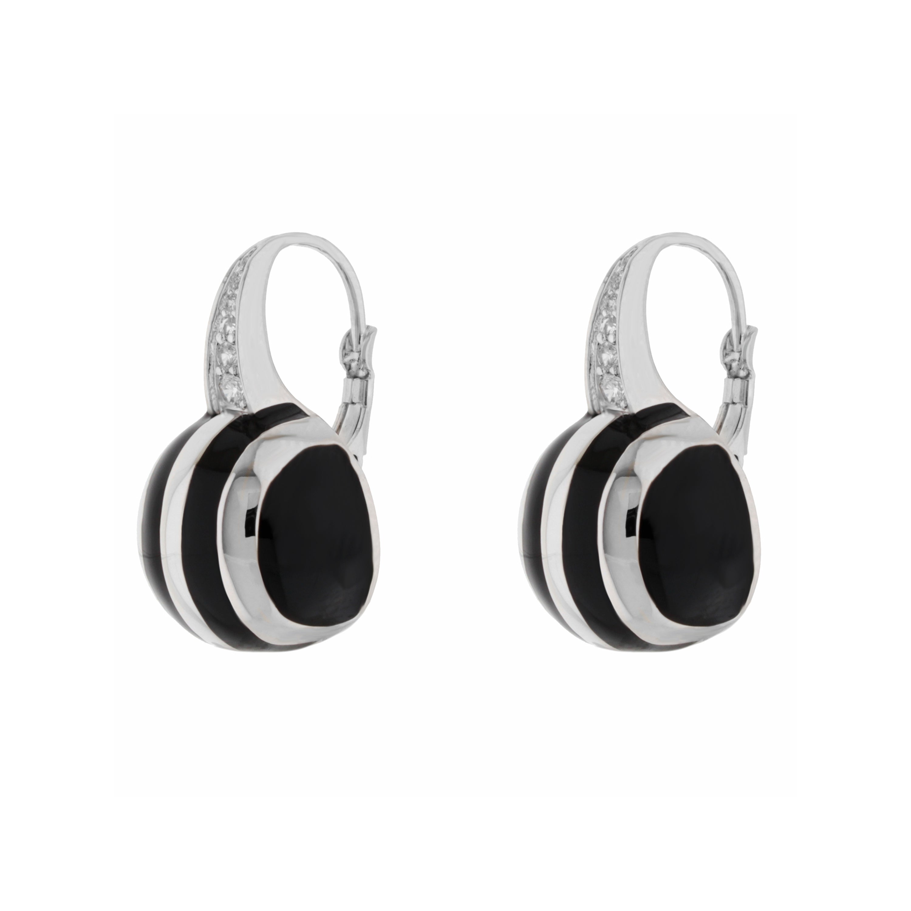Bamboo Striped Earrings