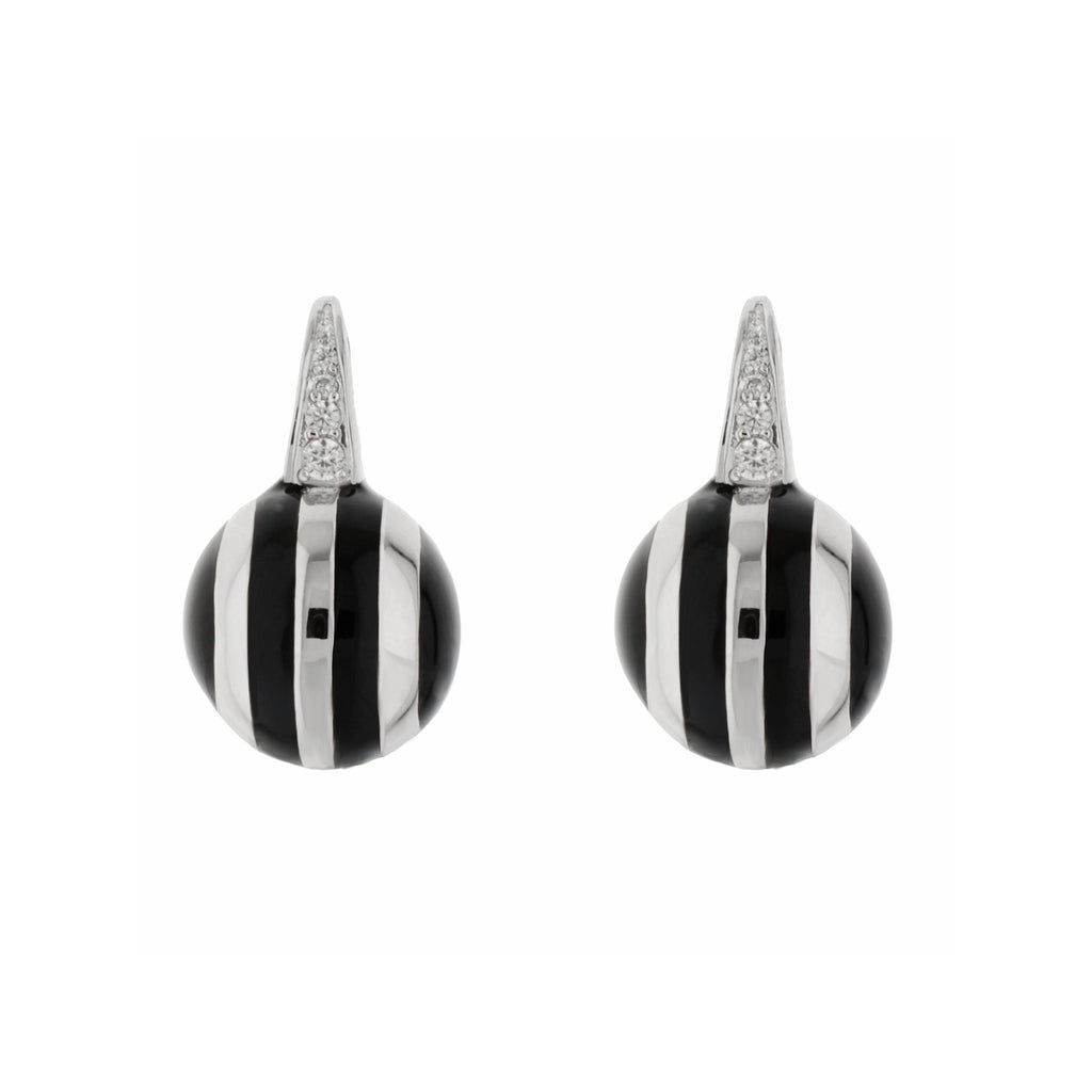Bamboo Striped Earrings