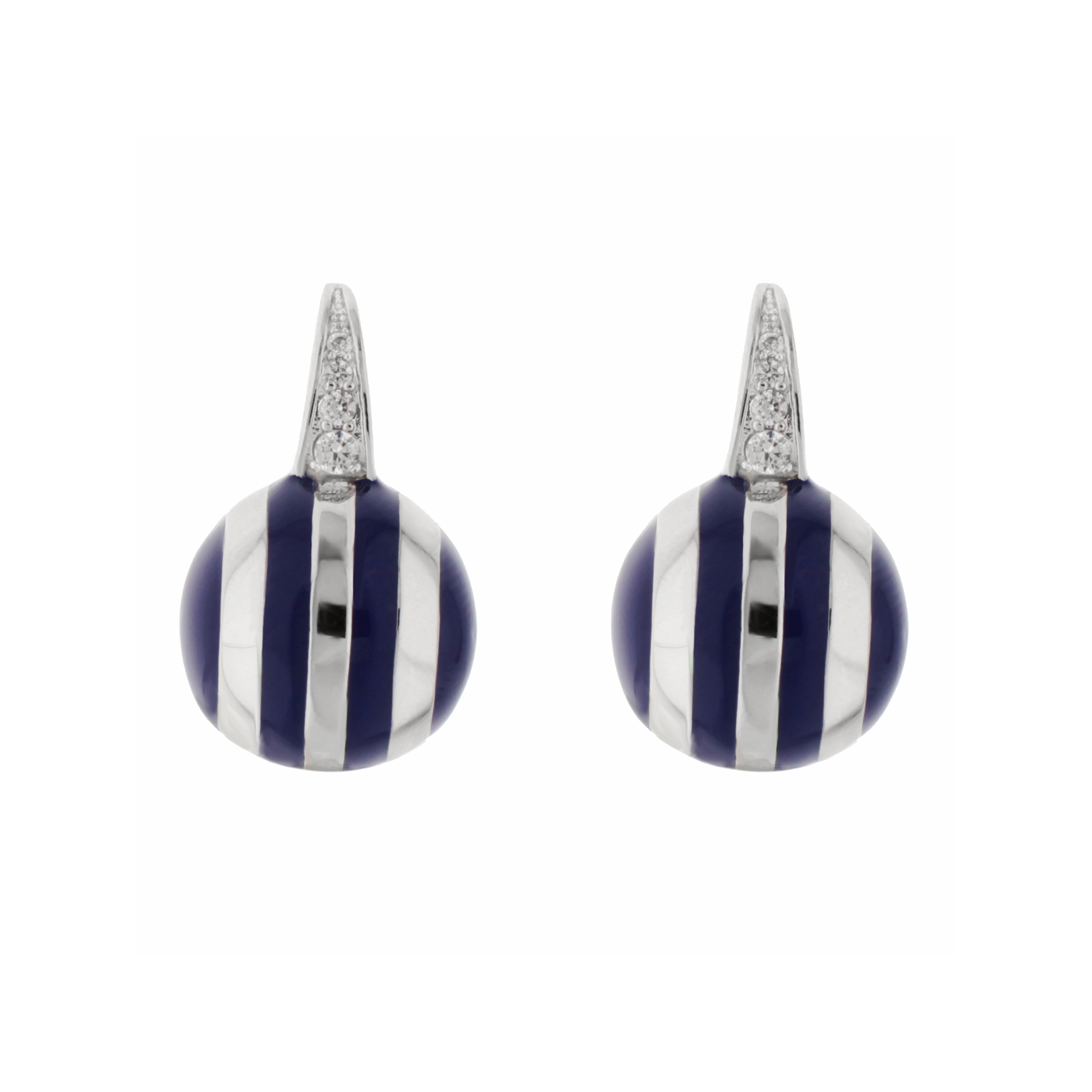 Bamboo Striped Earrings