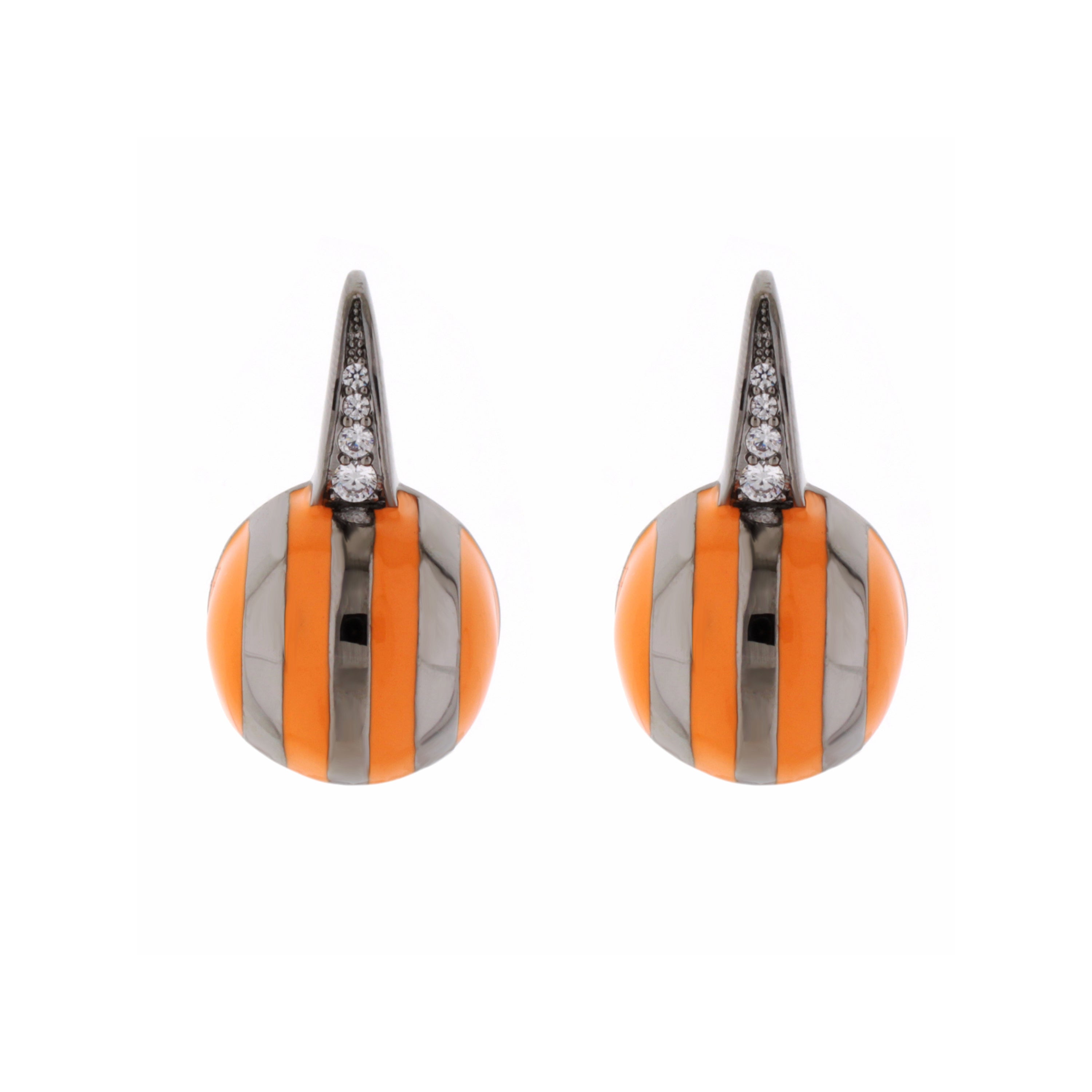 Bamboo Striped Earrings