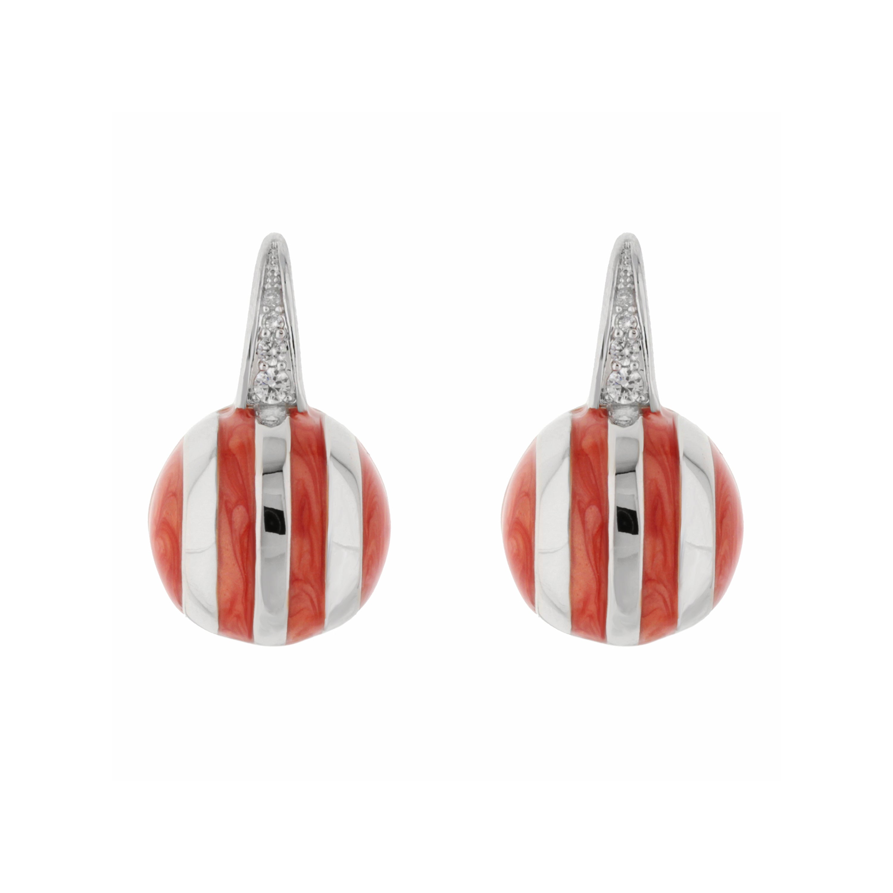 Bamboo Striped Earrings