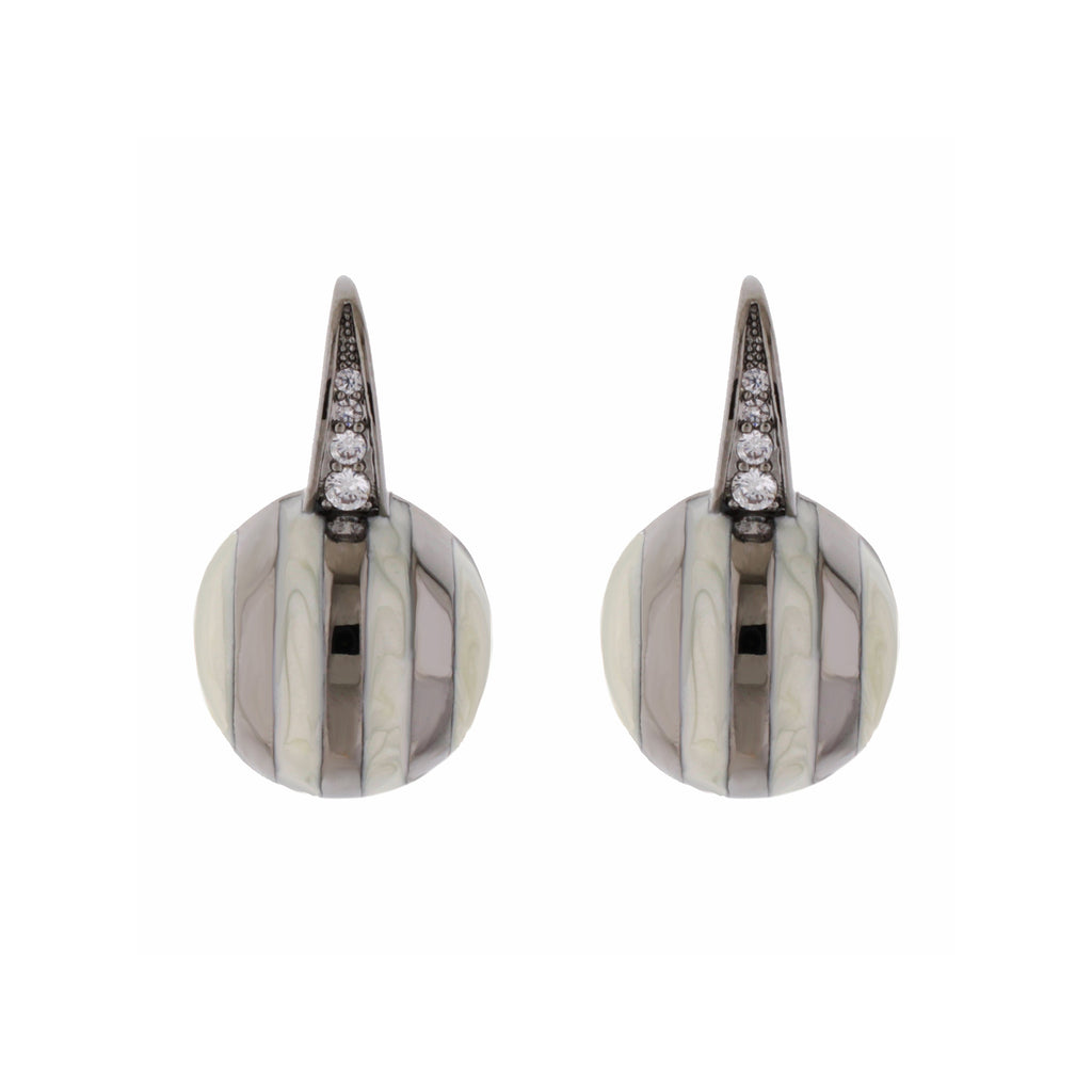 Bamboo Striped Earrings
