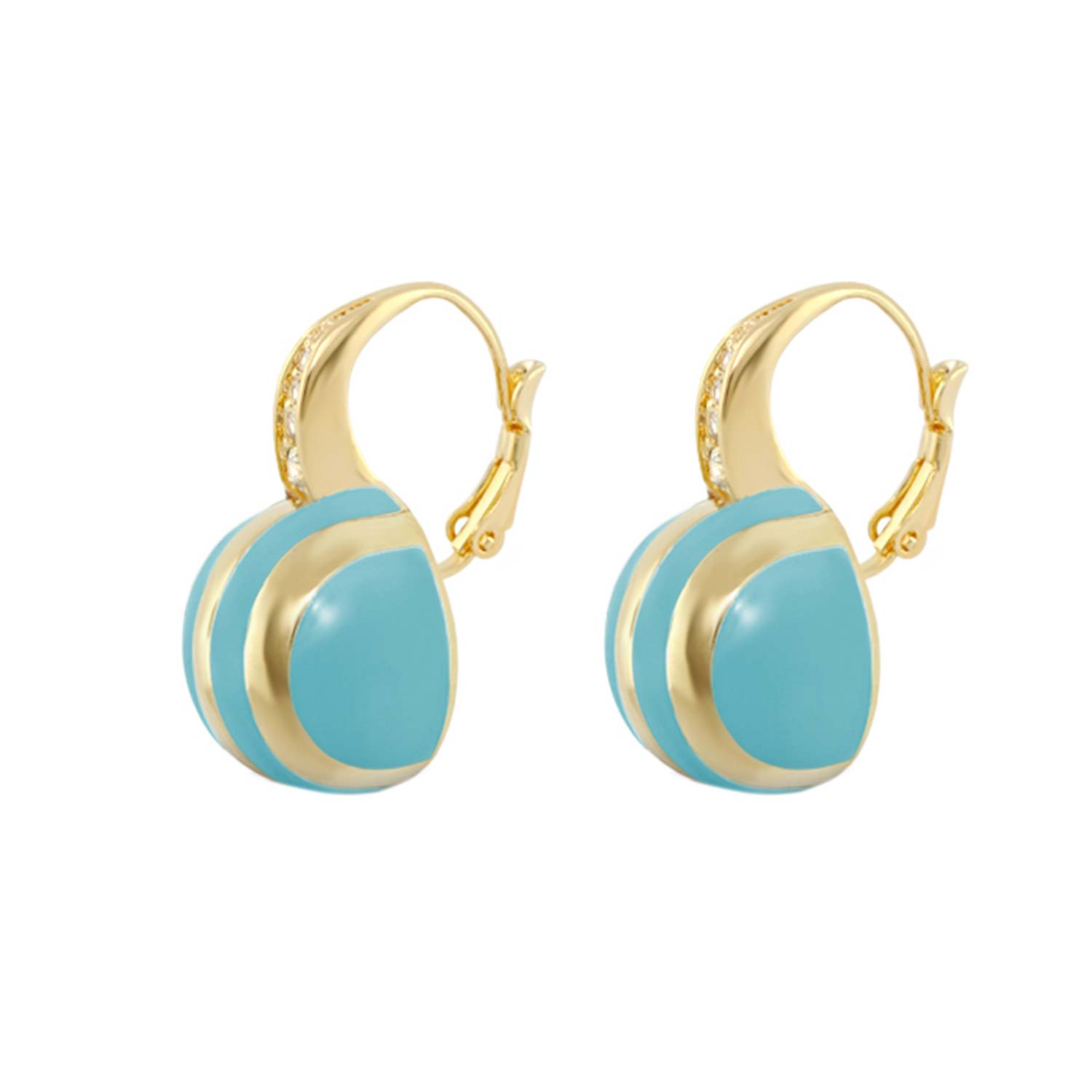 Bamboo Striped Earrings