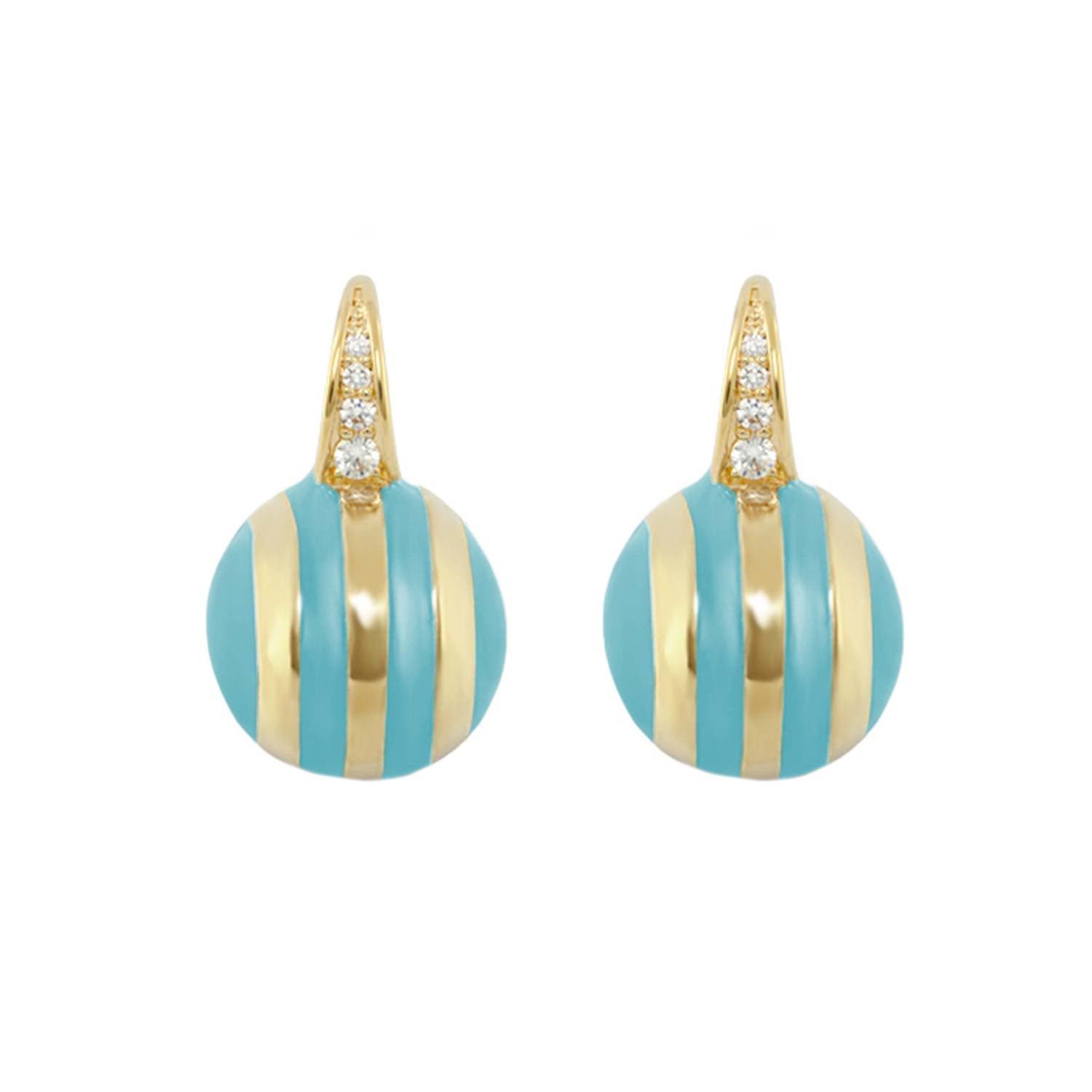 Bamboo Striped Earrings