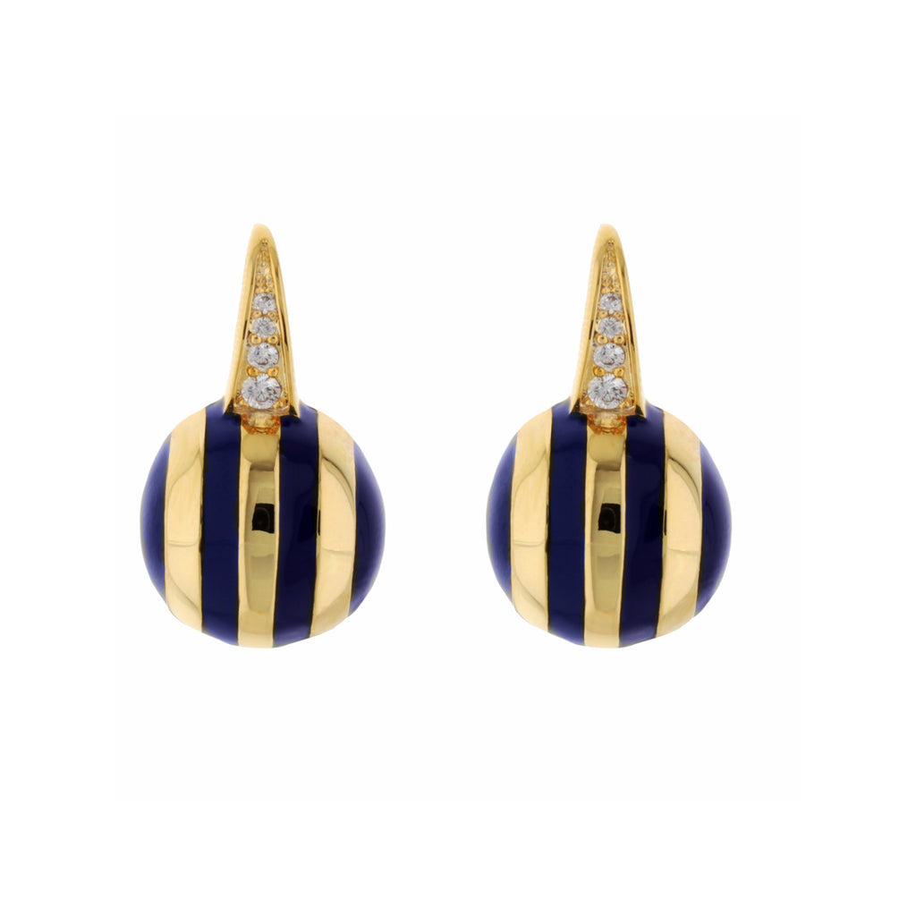 Bamboo Striped Earrings