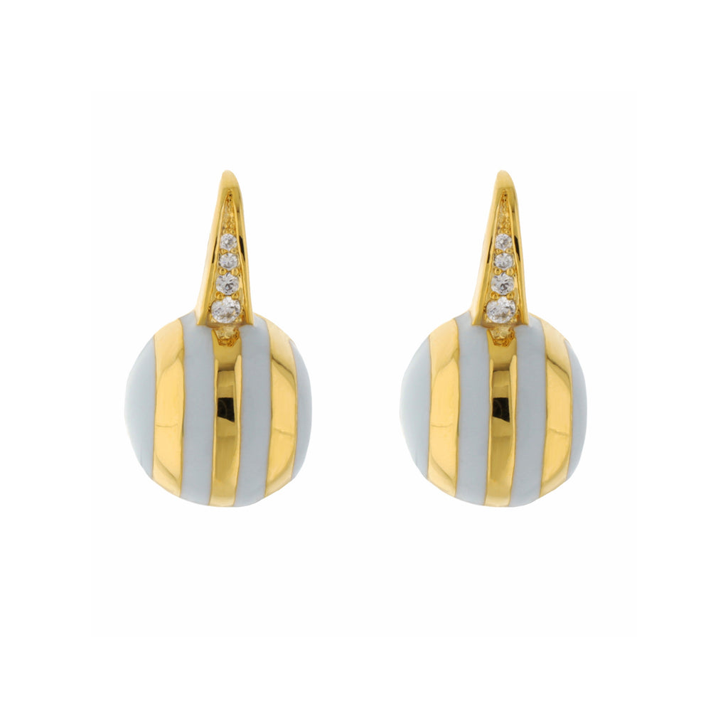 Bamboo Striped Earrings