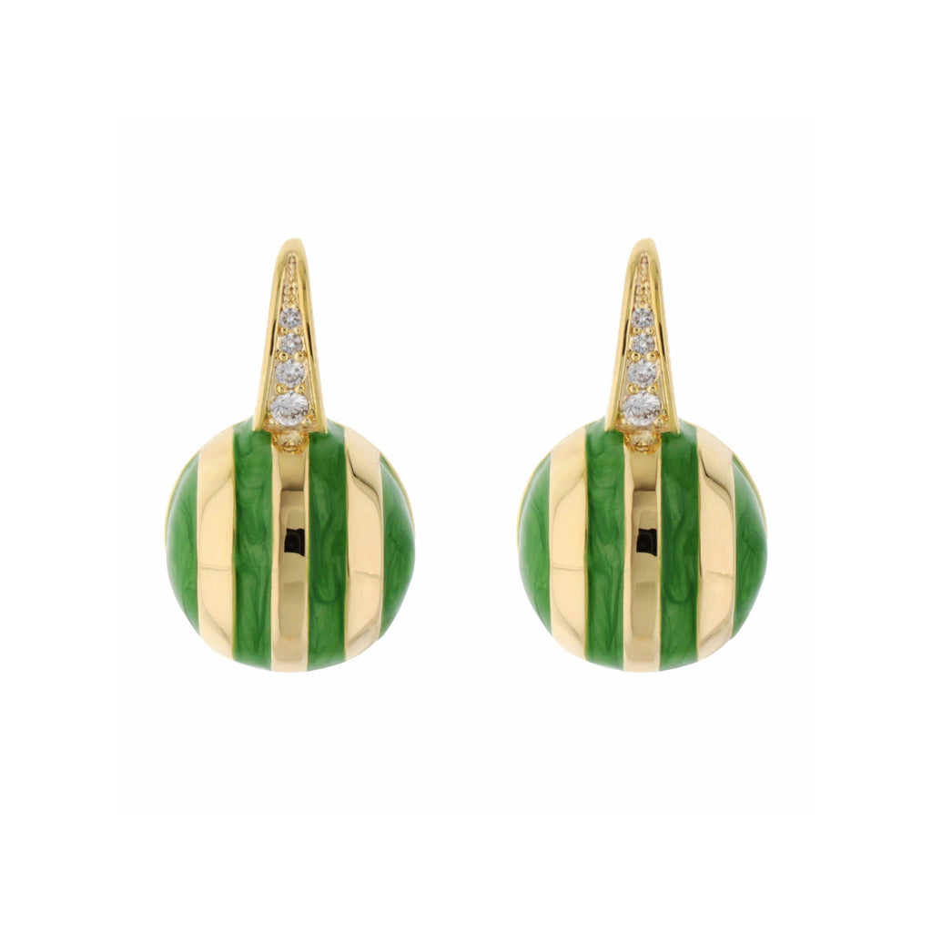 Bamboo Striped Earrings