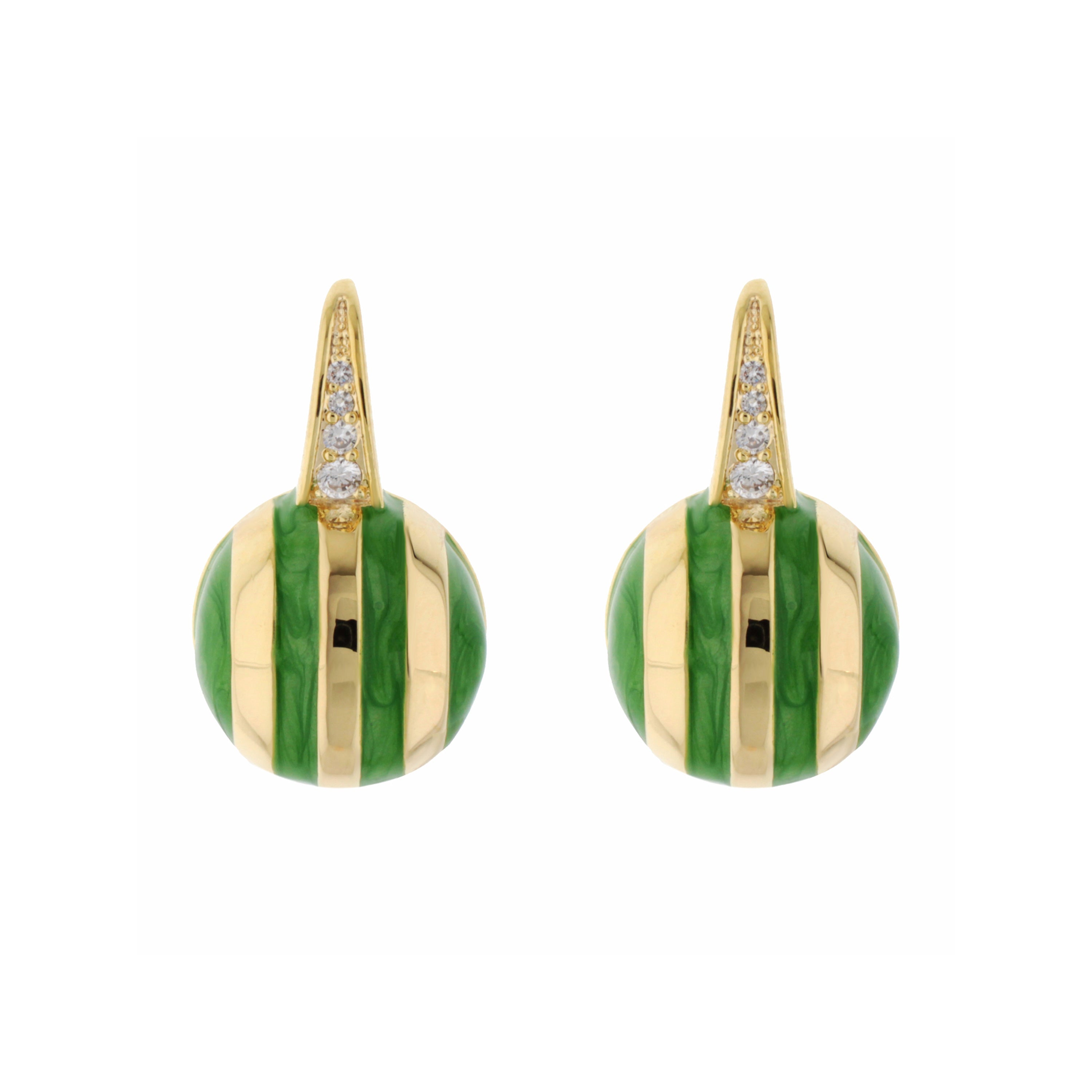Bamboo Striped Earrings