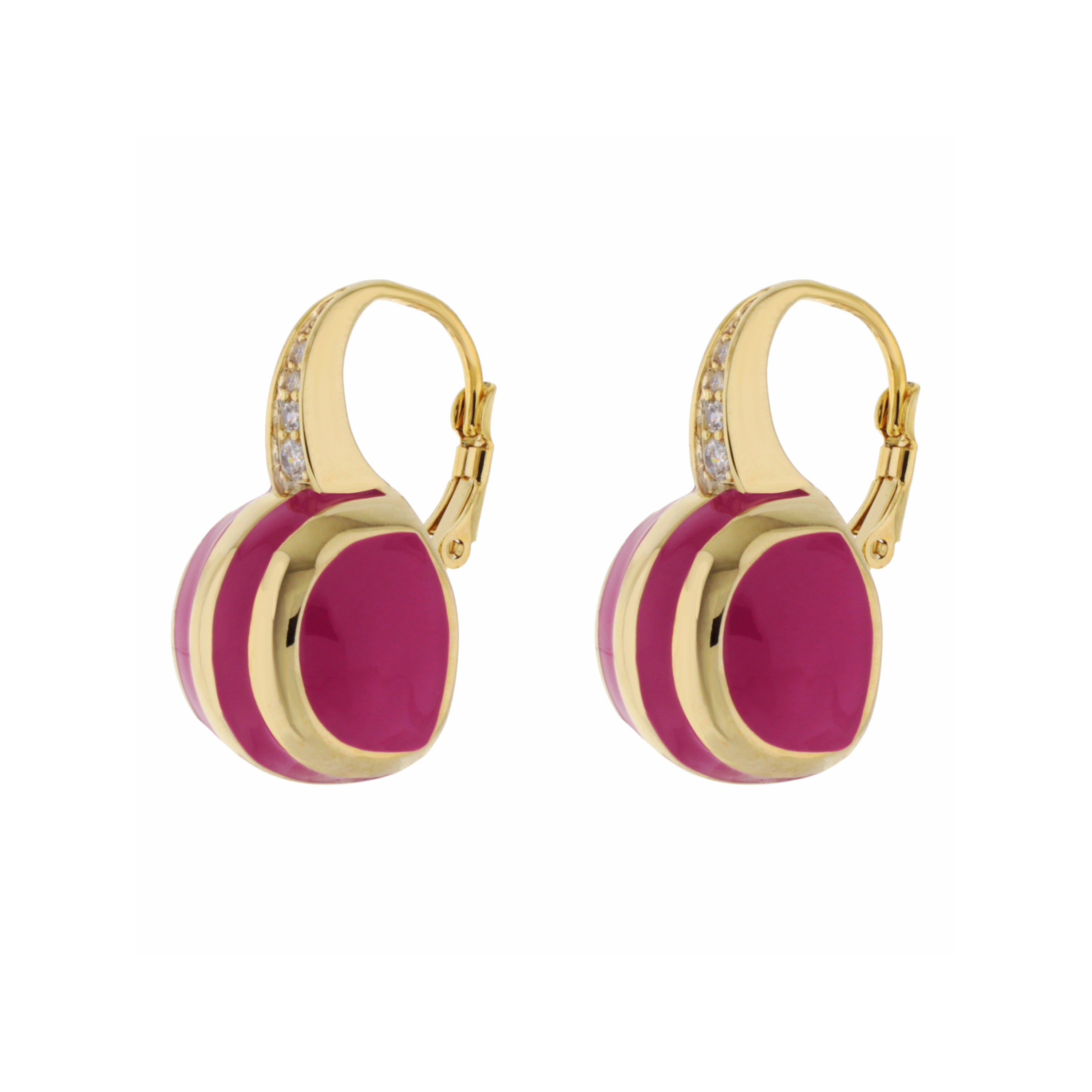 Bamboo Striped Earrings