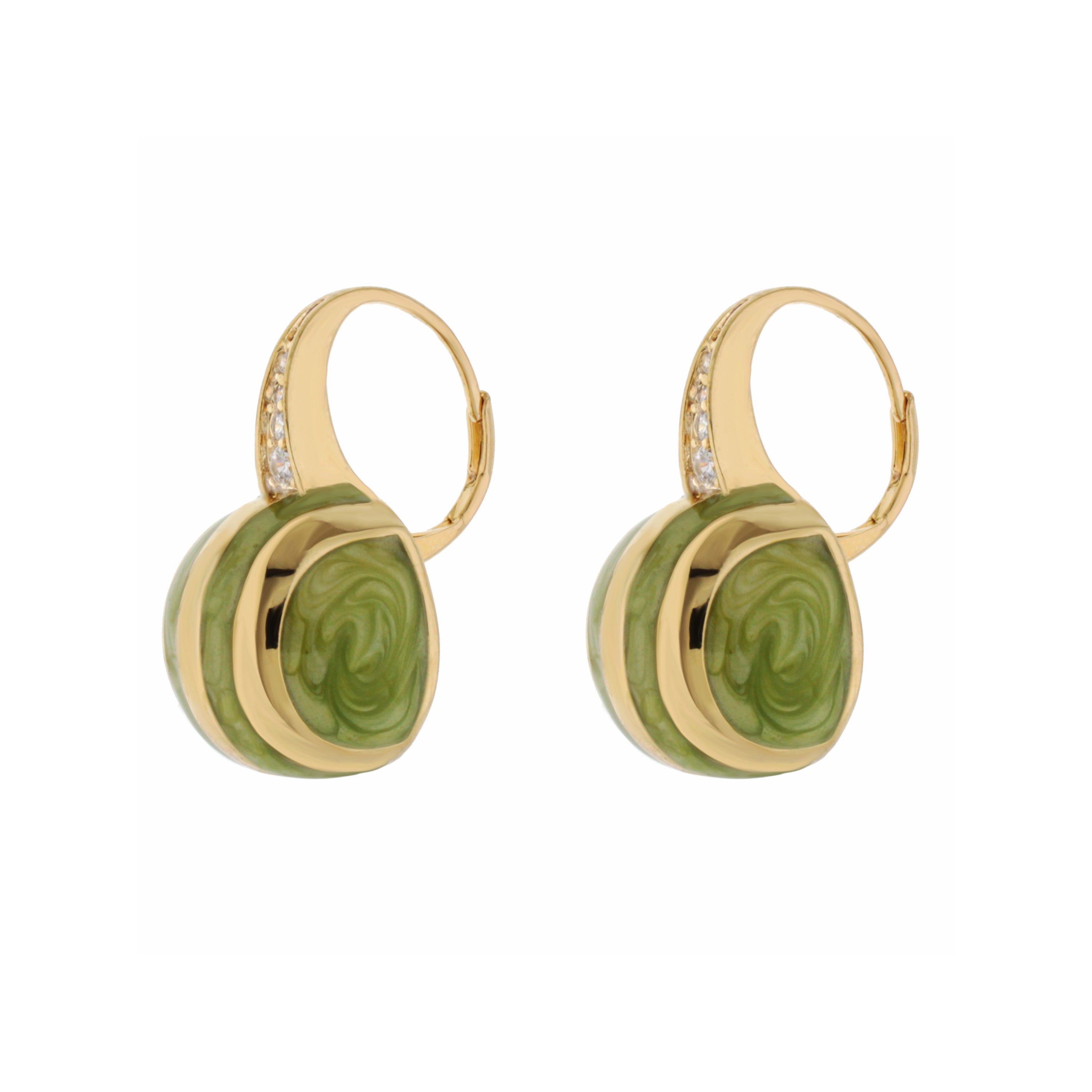 Bamboo Striped Earrings