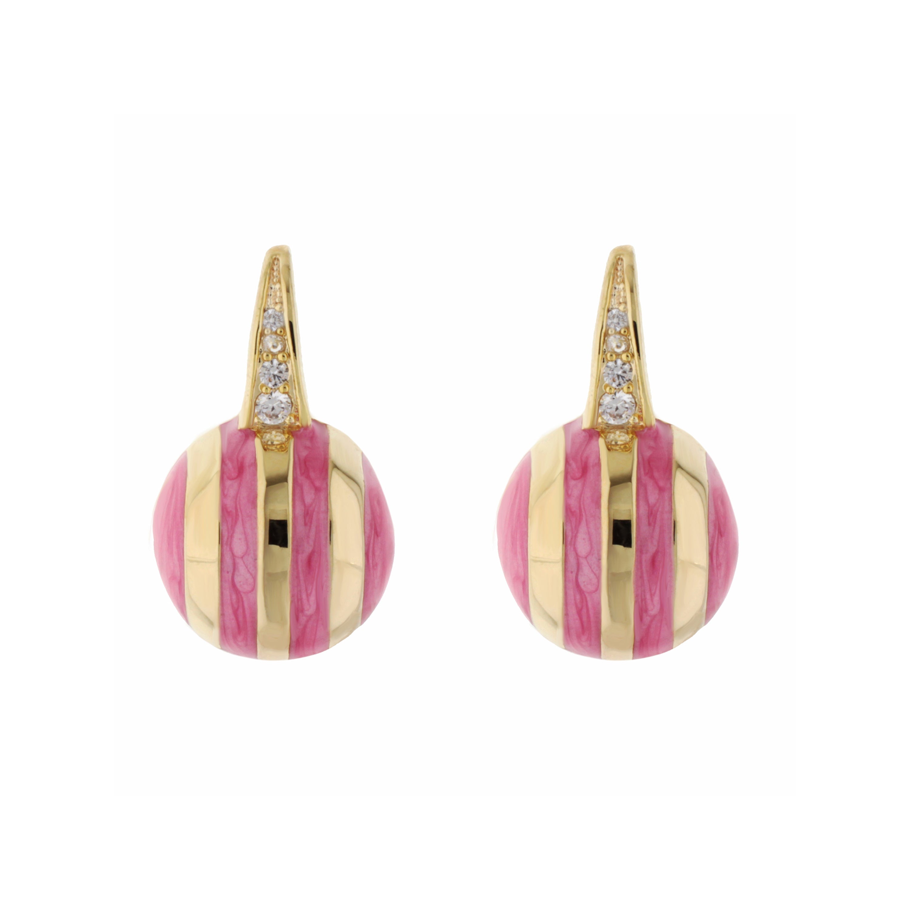 Bamboo Striped Earrings