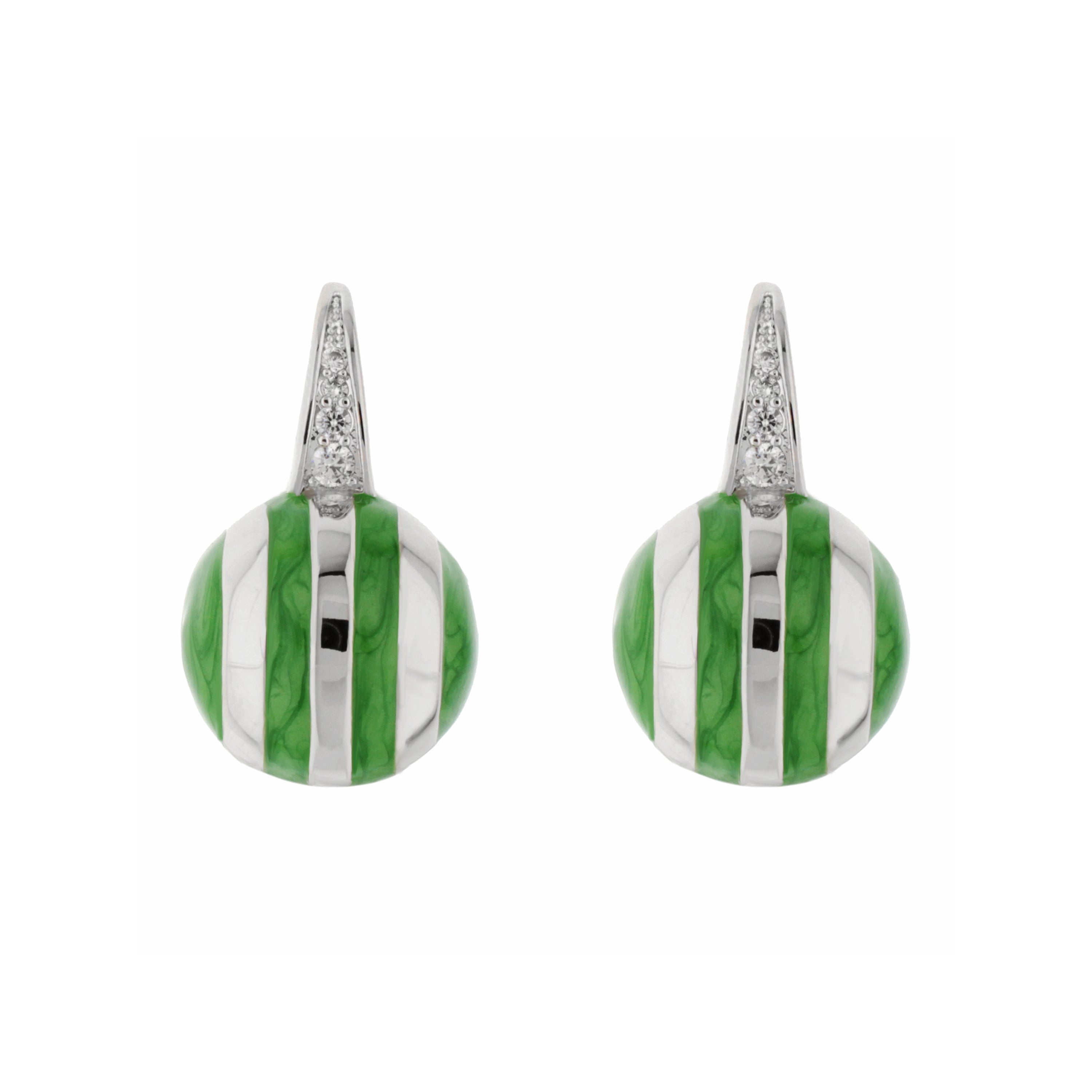 Bamboo Striped Earrings