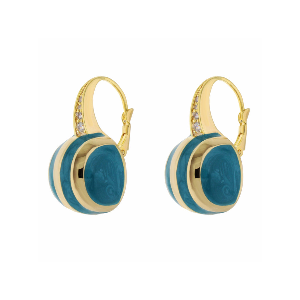 Bamboo Striped Earrings