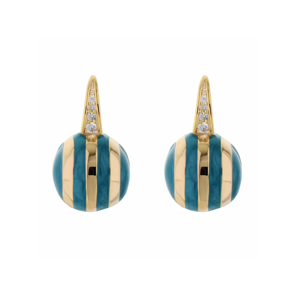 Bamboo Striped Earrings