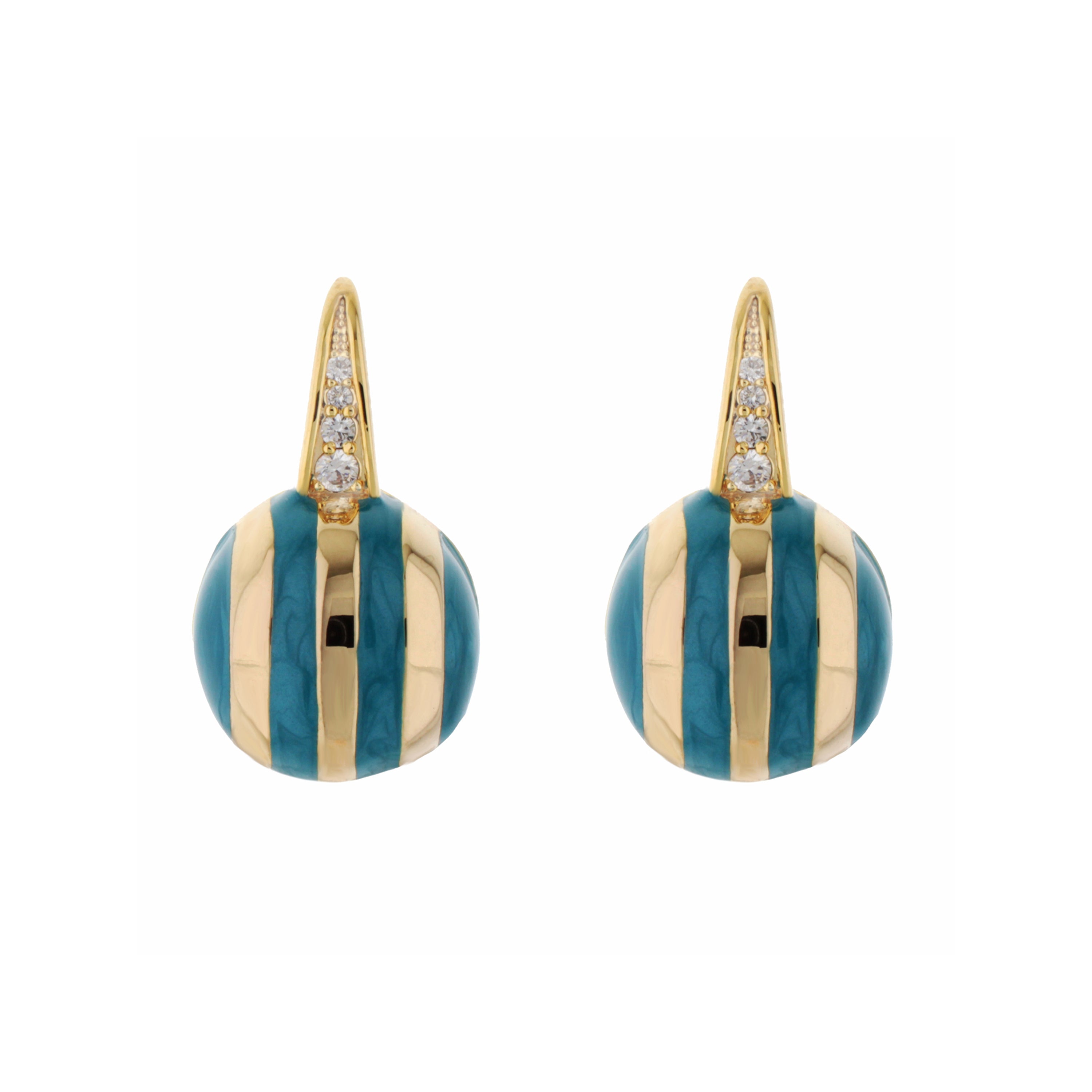 Bamboo Striped Earrings