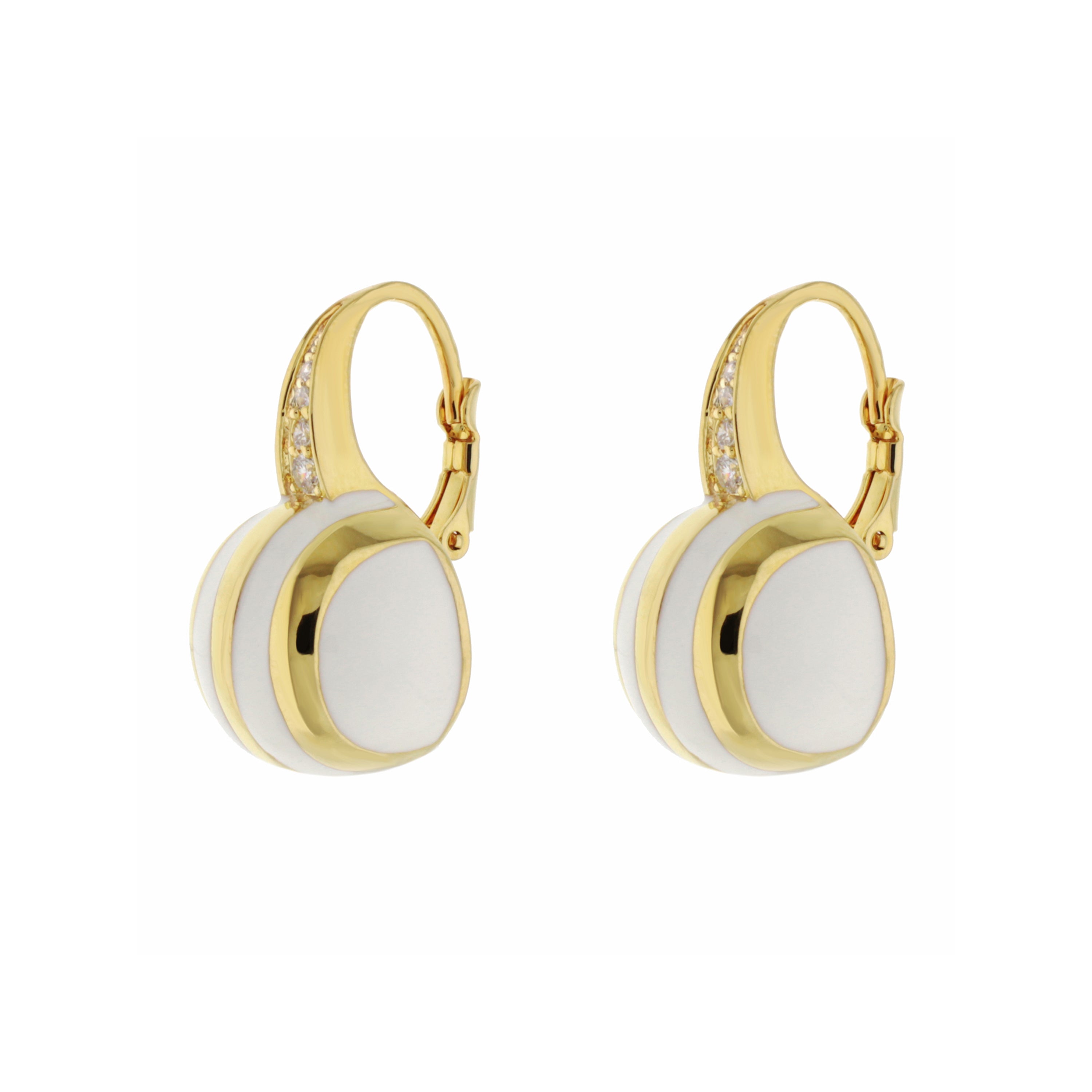 Bamboo Striped Earrings