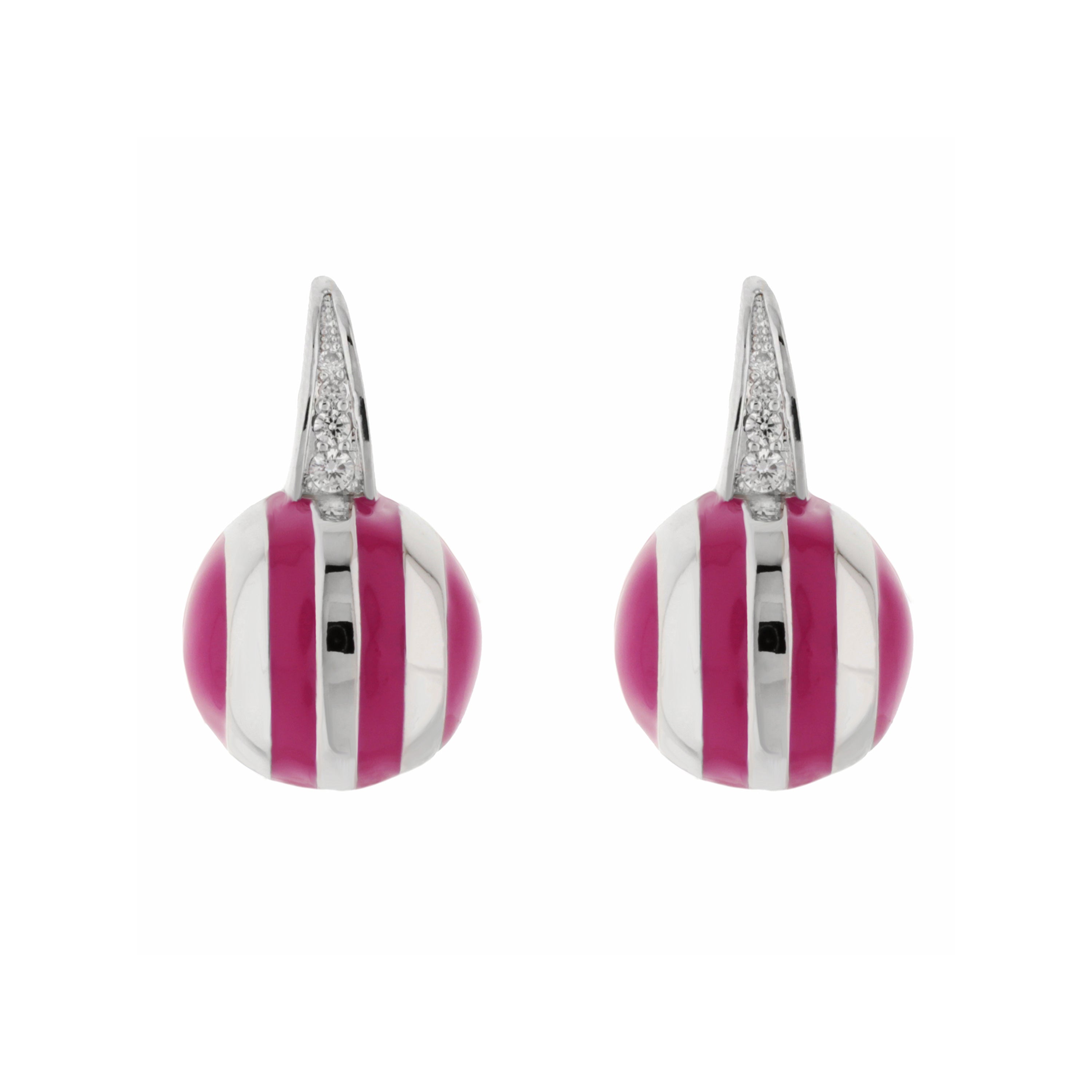 Bamboo Striped Earrings