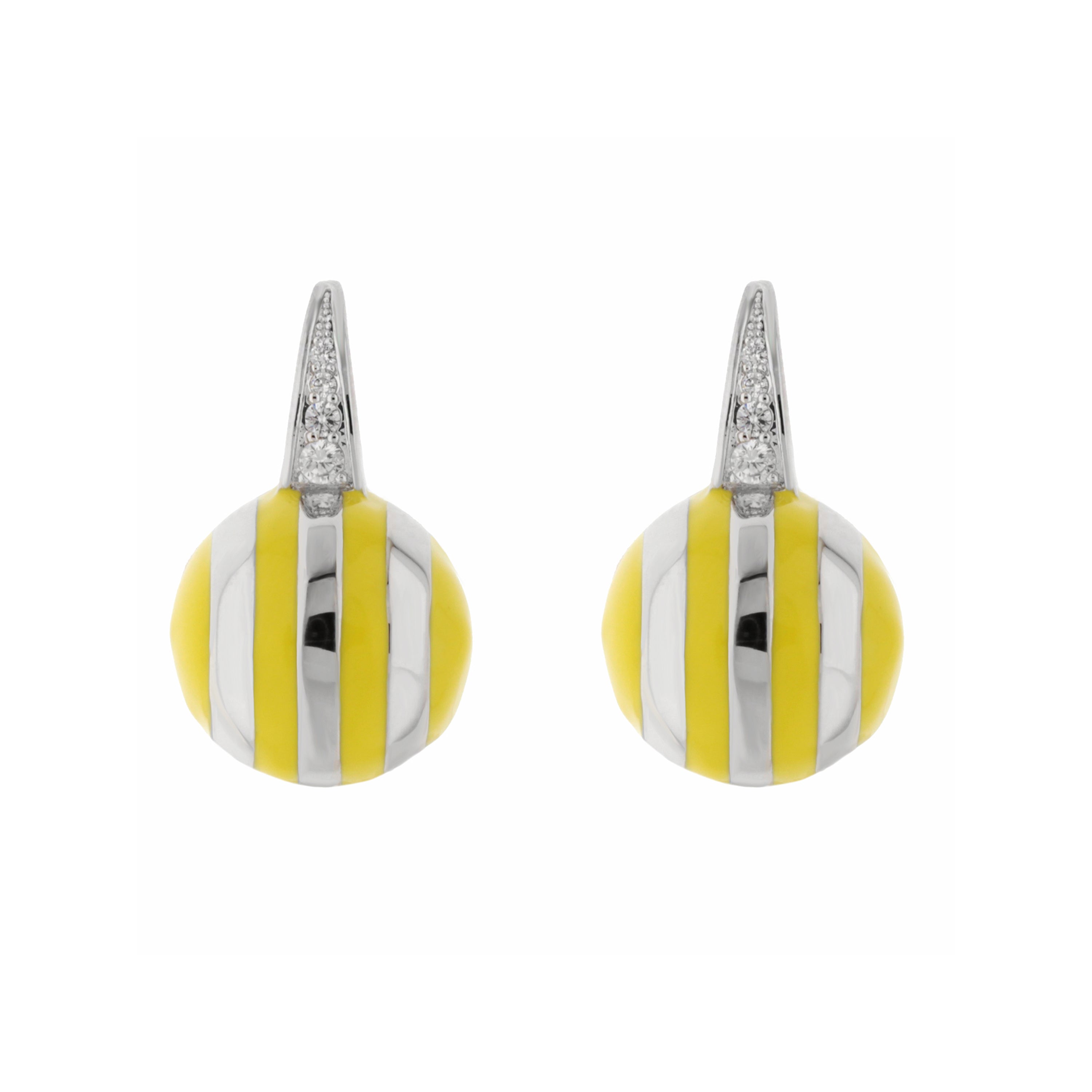 Bamboo Striped Earrings