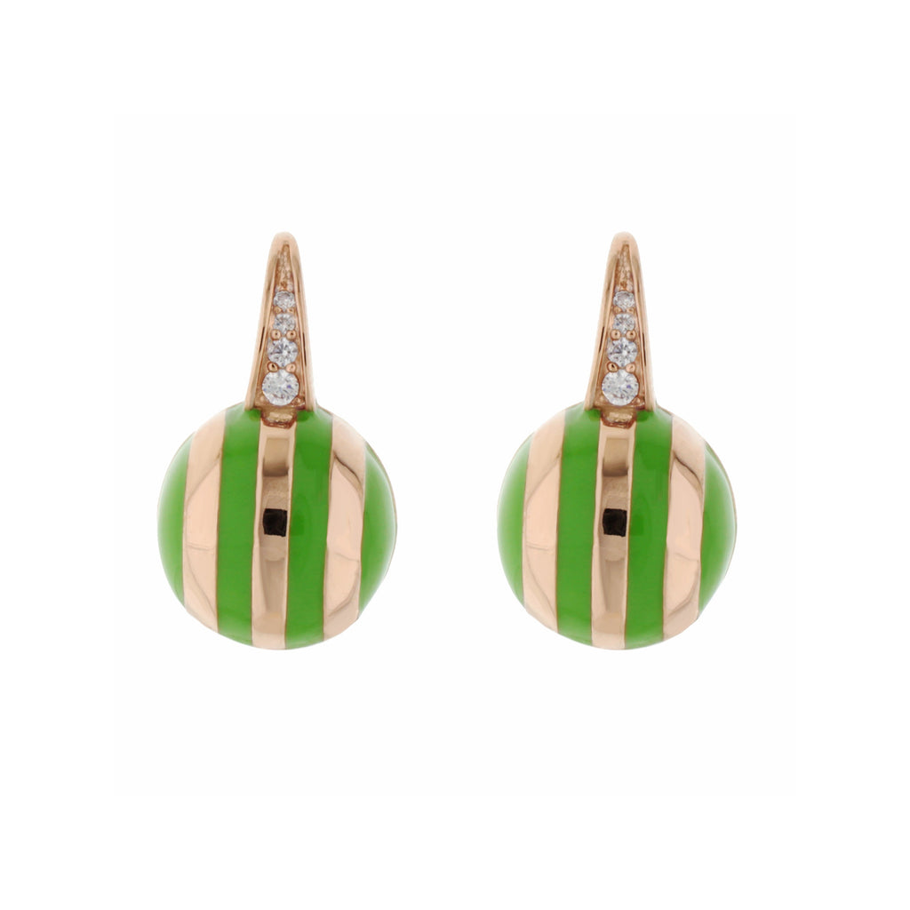 Bamboo Striped Earrings