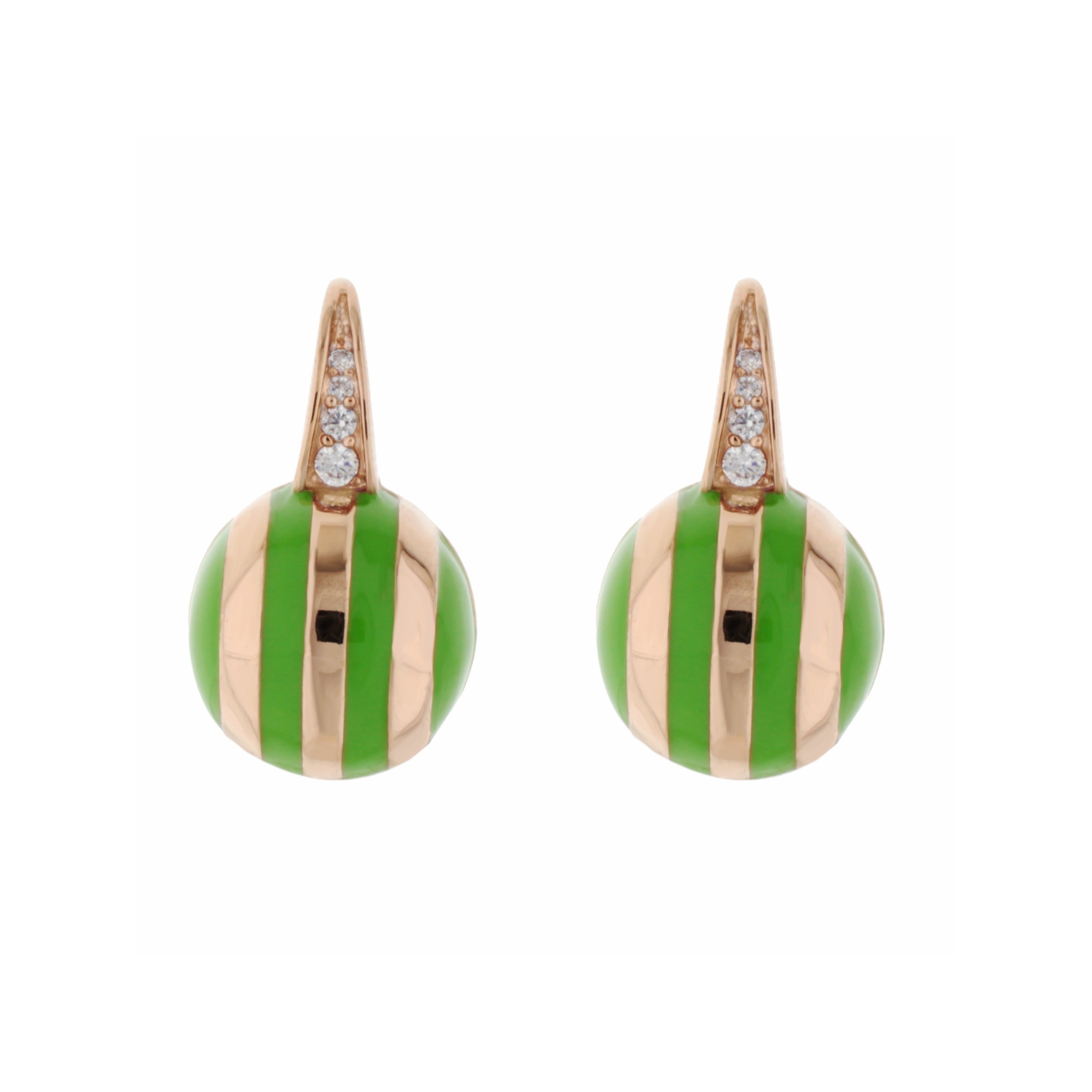 Bamboo Striped Earrings