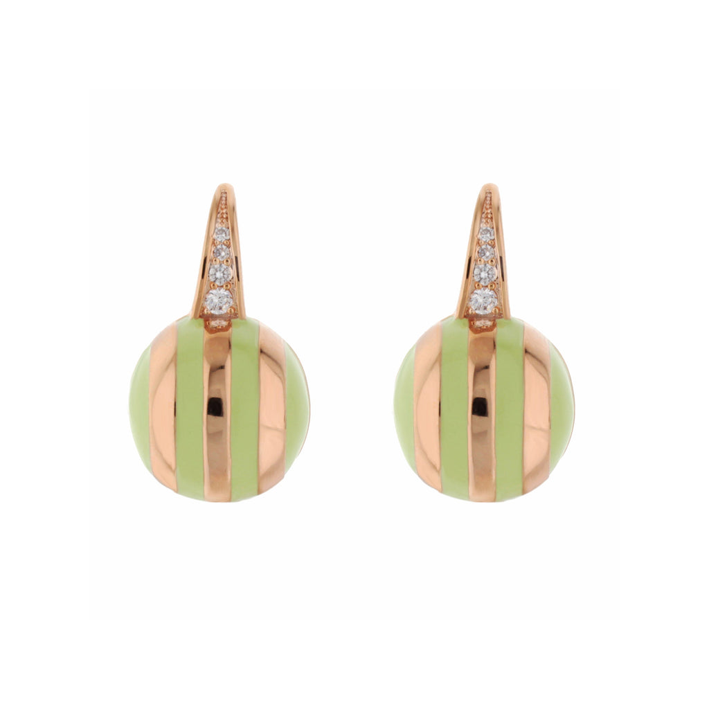 Bamboo Striped Earrings
