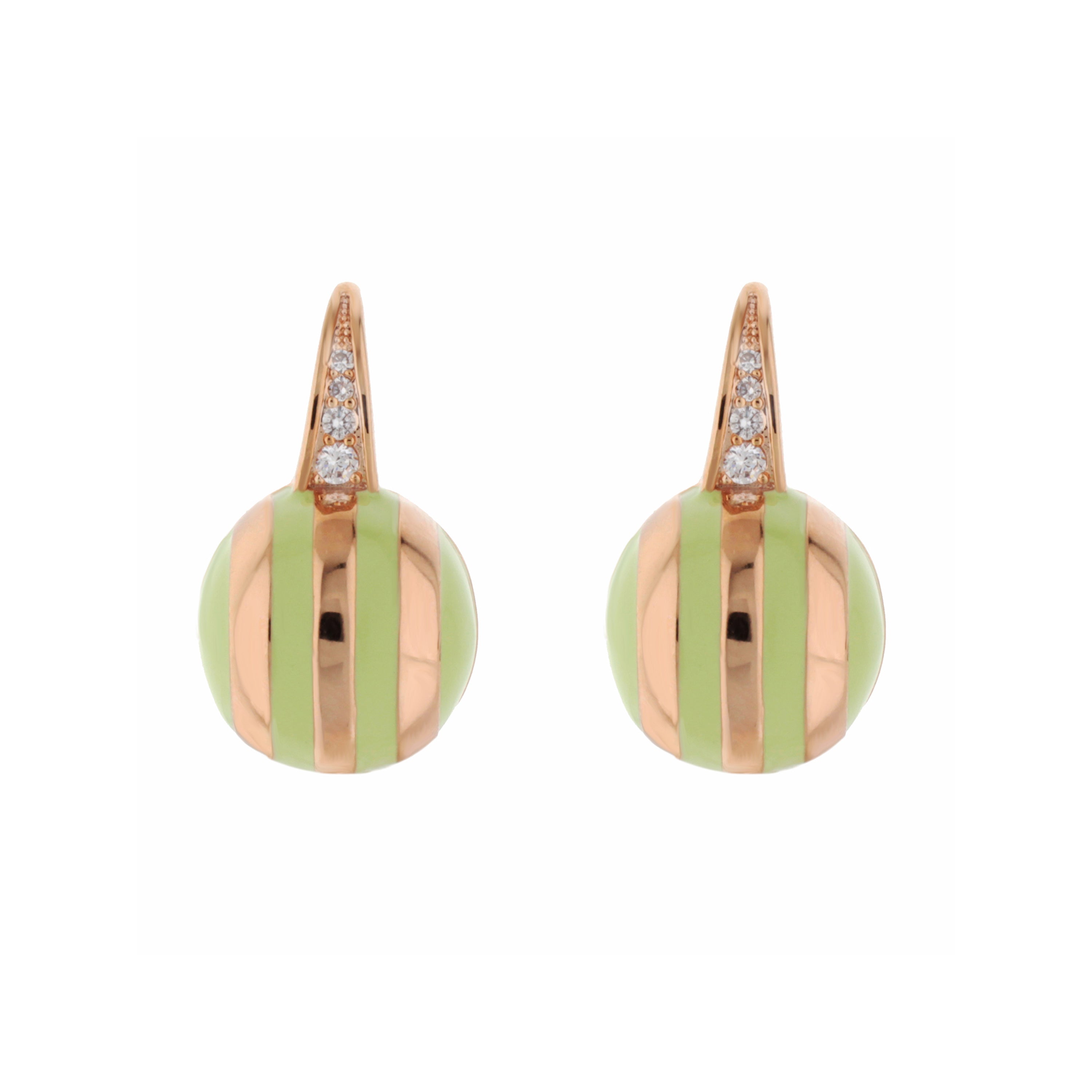 Bamboo Striped Earrings