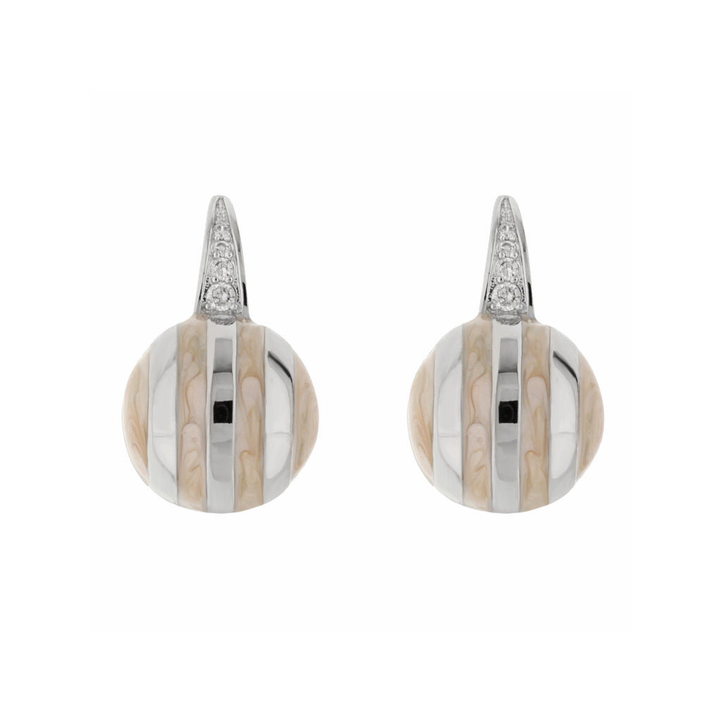 Bamboo Striped Earrings
