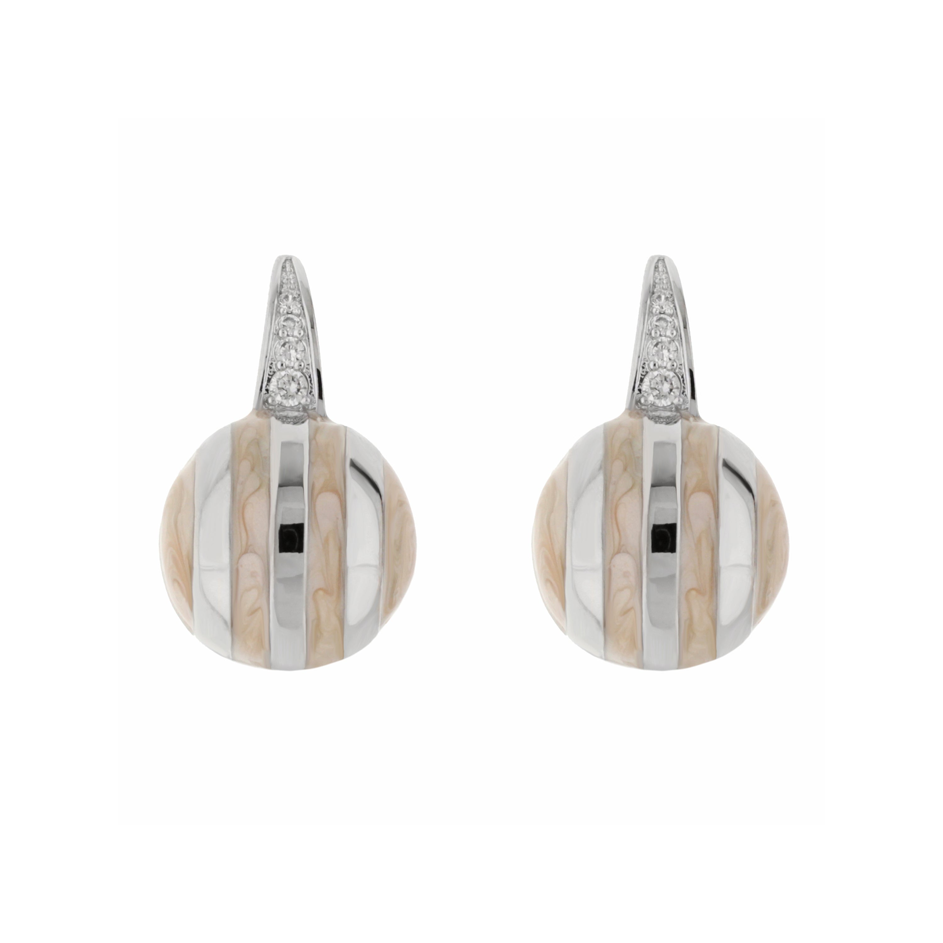 Bamboo Striped Earrings