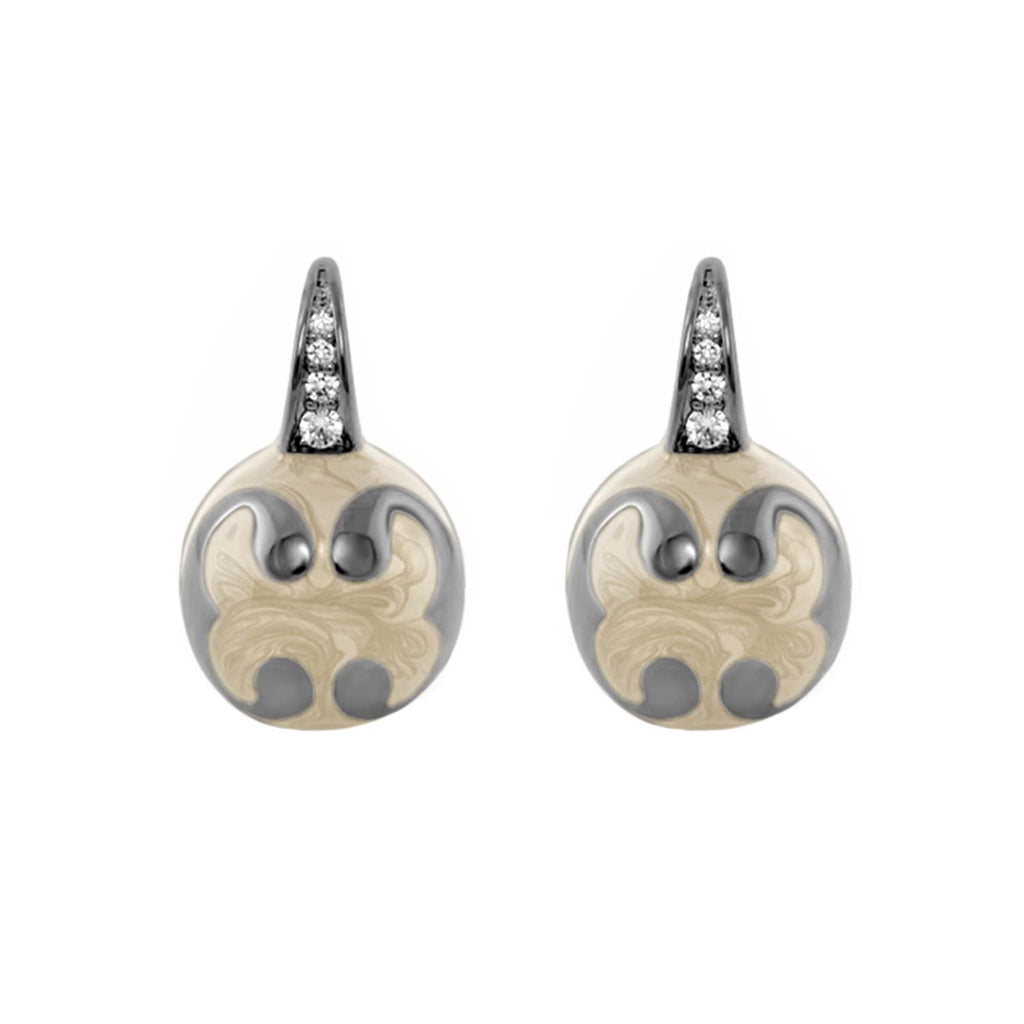Bamboo Scroll Earrings