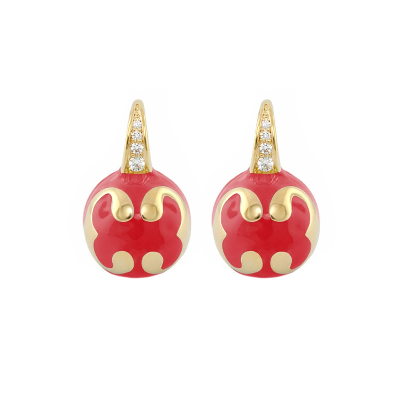 Bamboo Scroll Earrings