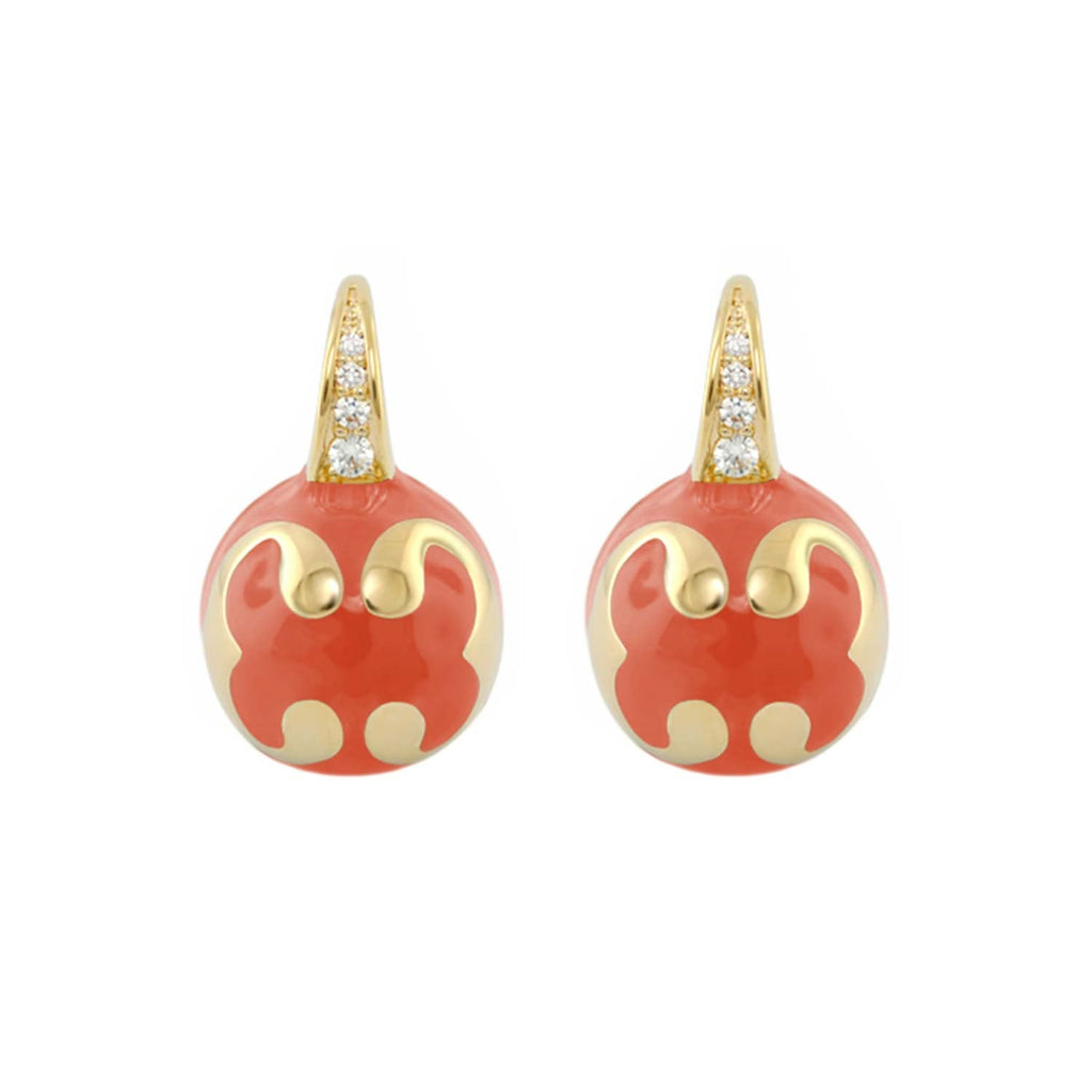 Bamboo Scroll Earrings