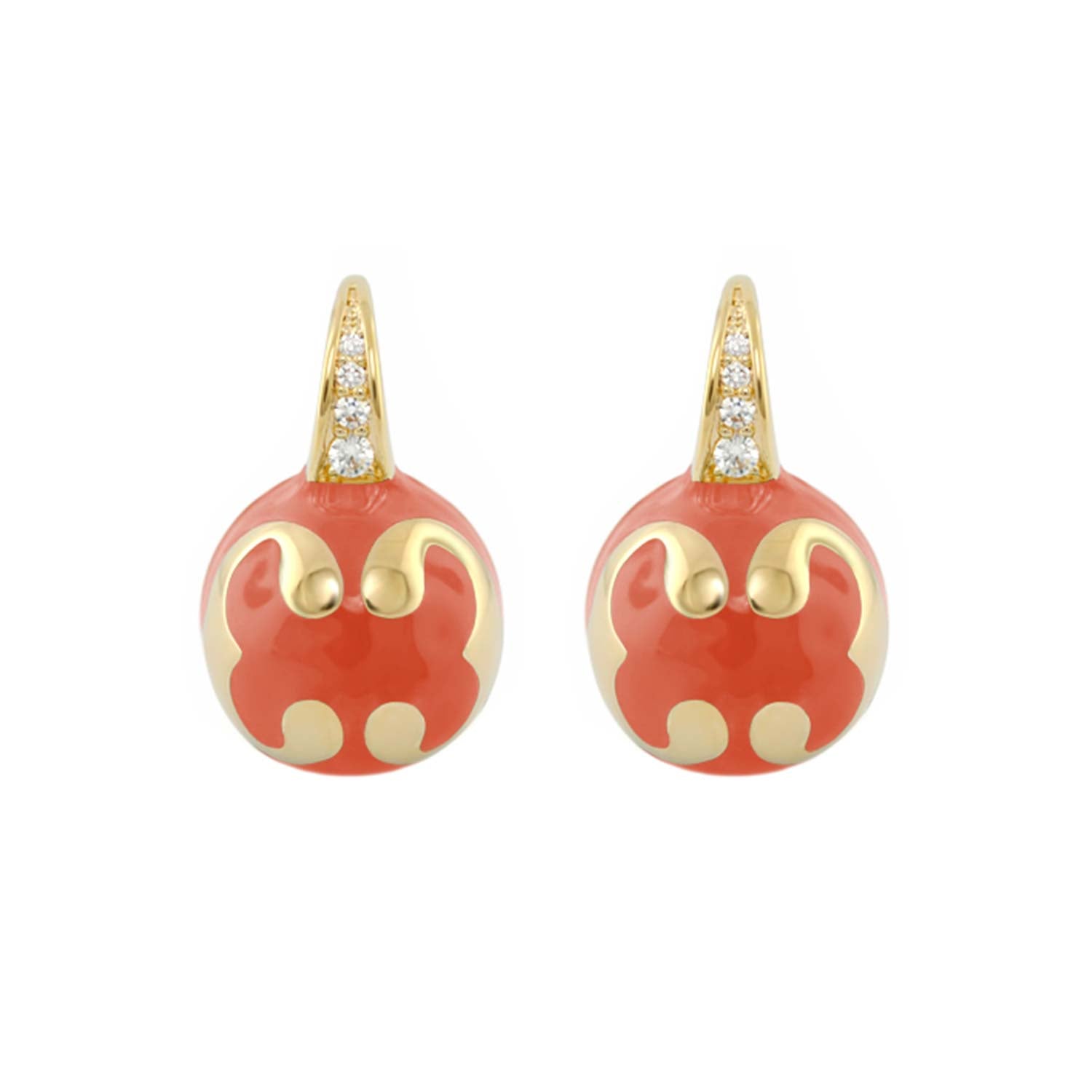 Bamboo Scroll Earrings