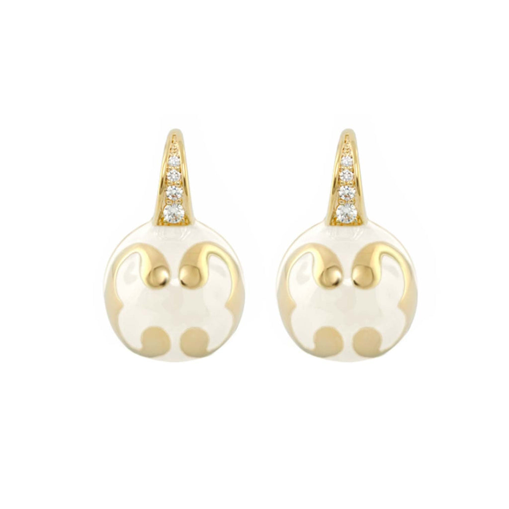 Bamboo Scroll Earrings