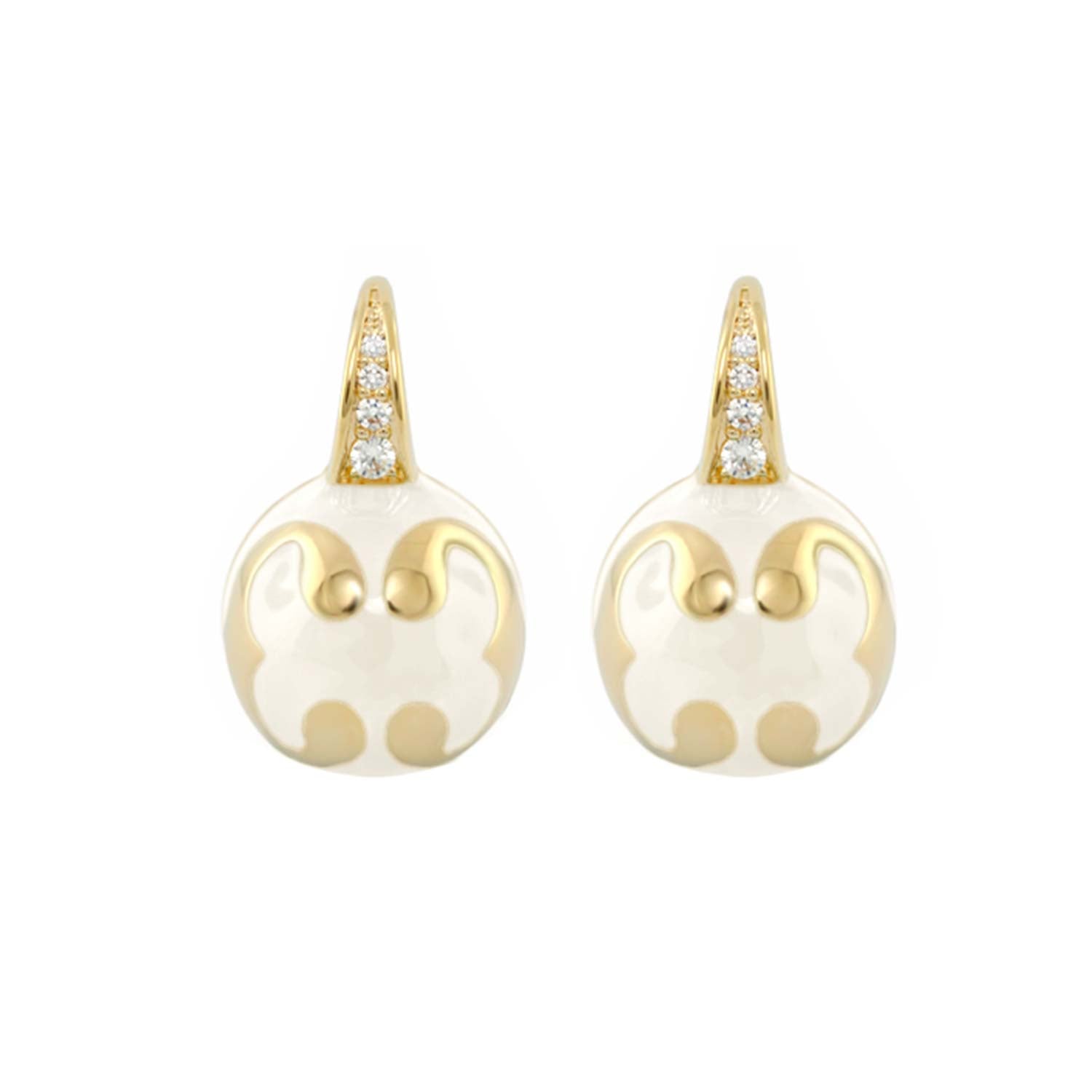 Bamboo Scroll Earrings