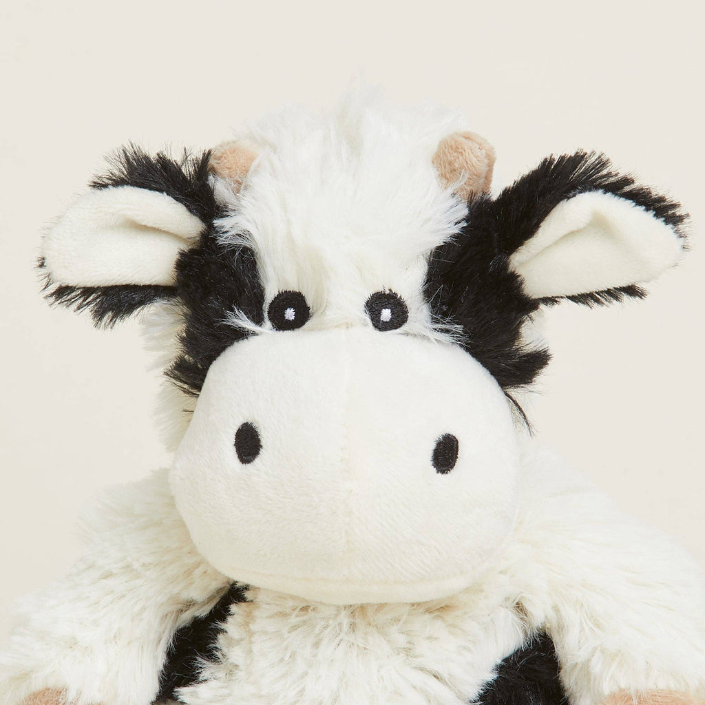 BLACK AND WHITE COW WARMIES JUNIOR 9"
