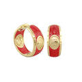 Equestrian Hoop Earrings