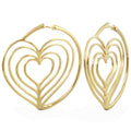 Heart Hoop Earrings