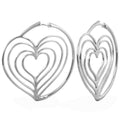 Heart Hoop Earrings