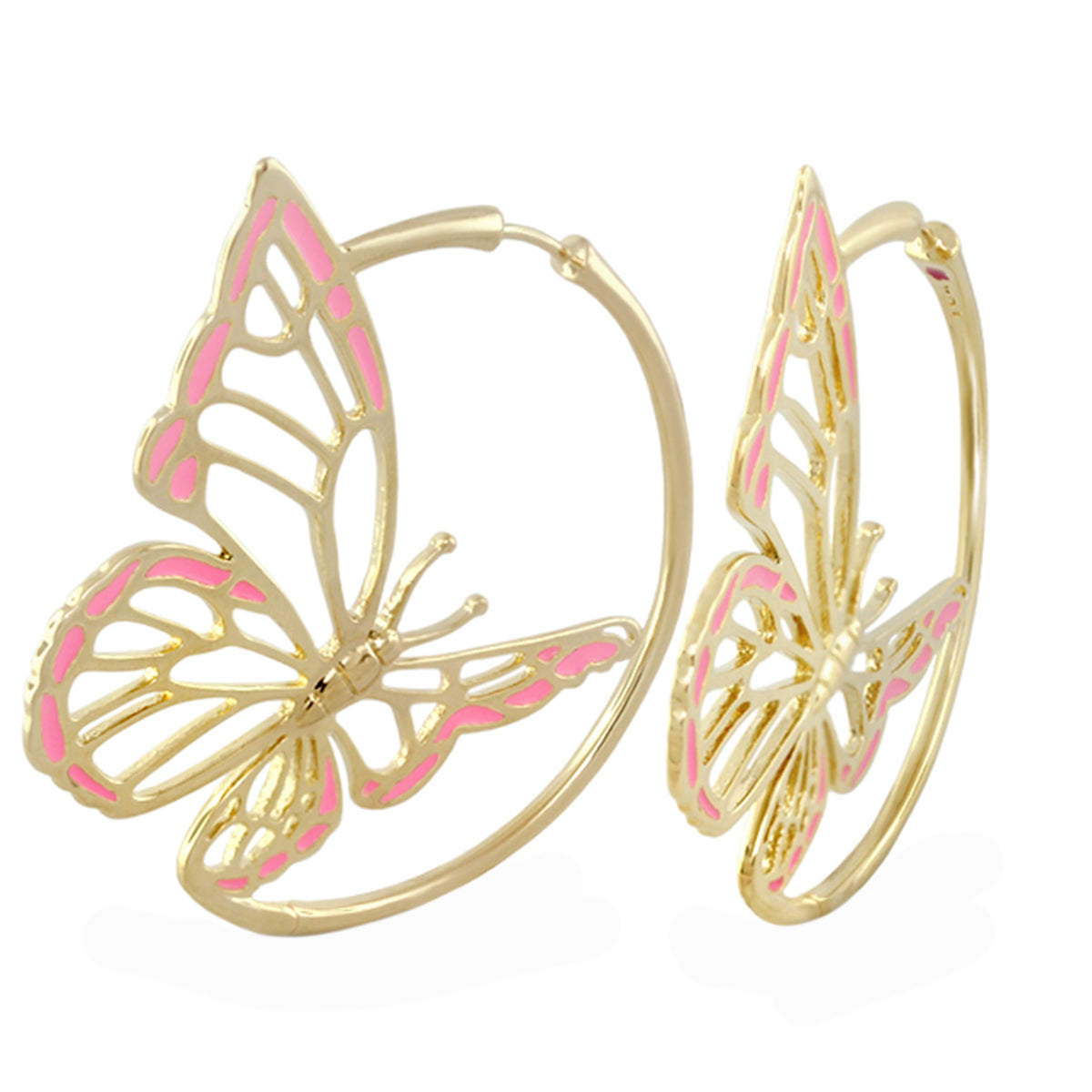 Rose Garden Butterfly Earrings