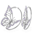 Rose Garden Butterfly Earrings