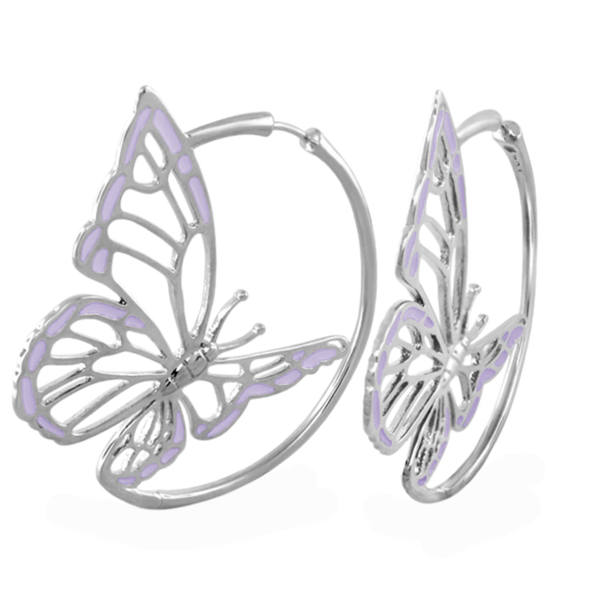 Rose Garden Butterfly Earrings