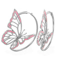 Rose Garden Butterfly Earrings