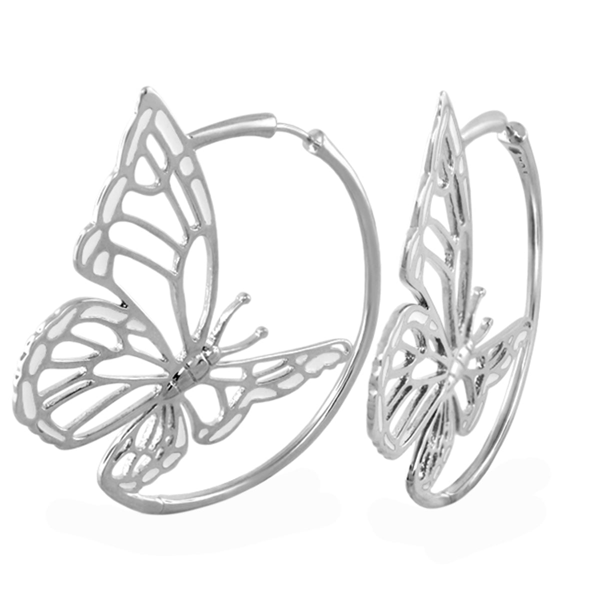 Rose Garden Butterfly Earrings