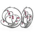 Rose Garden Leaves Earrings