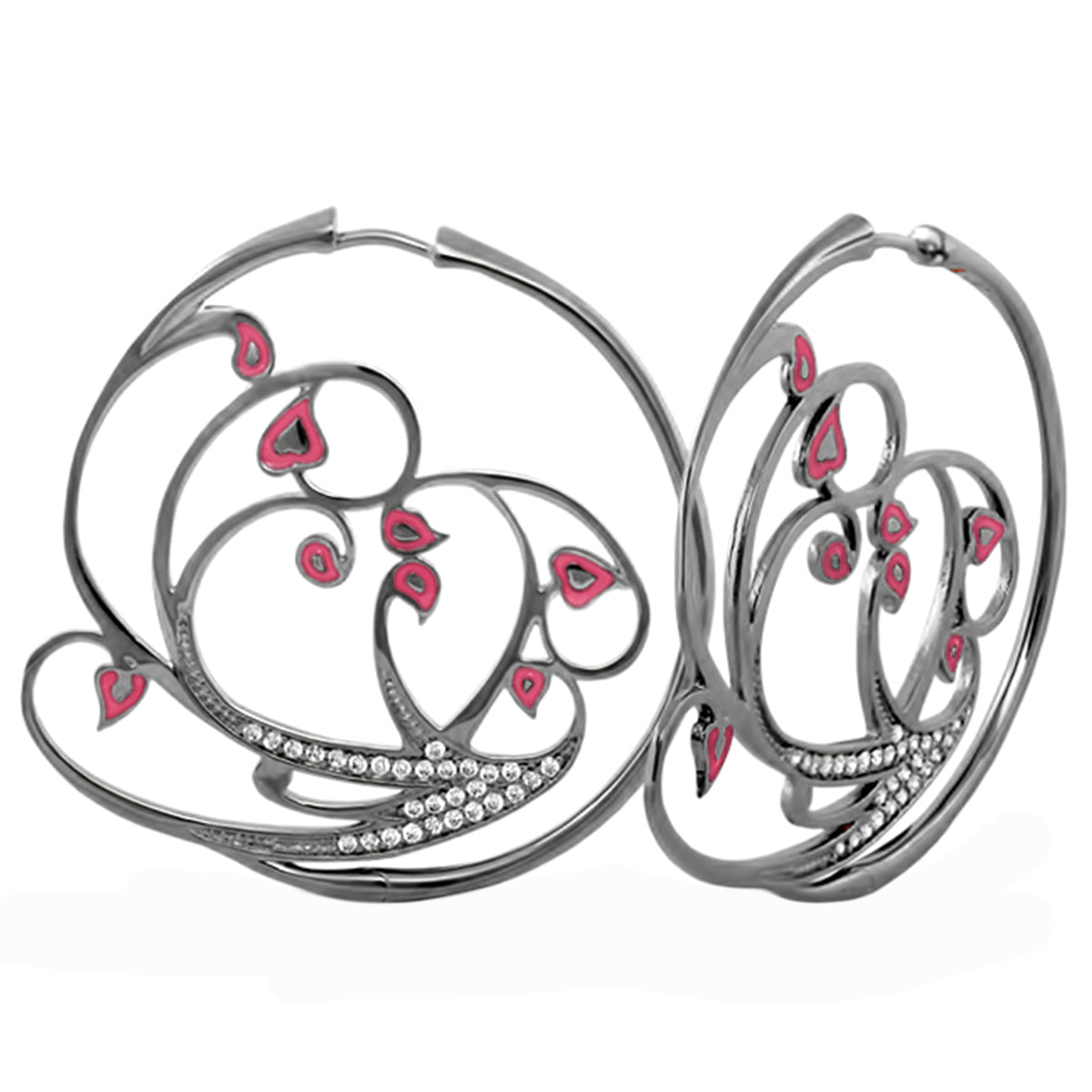 Rose Garden Leaves Earrings