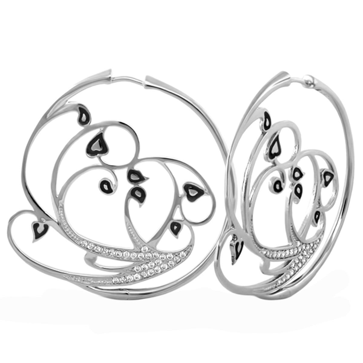 Rose Garden Leaves Earrings